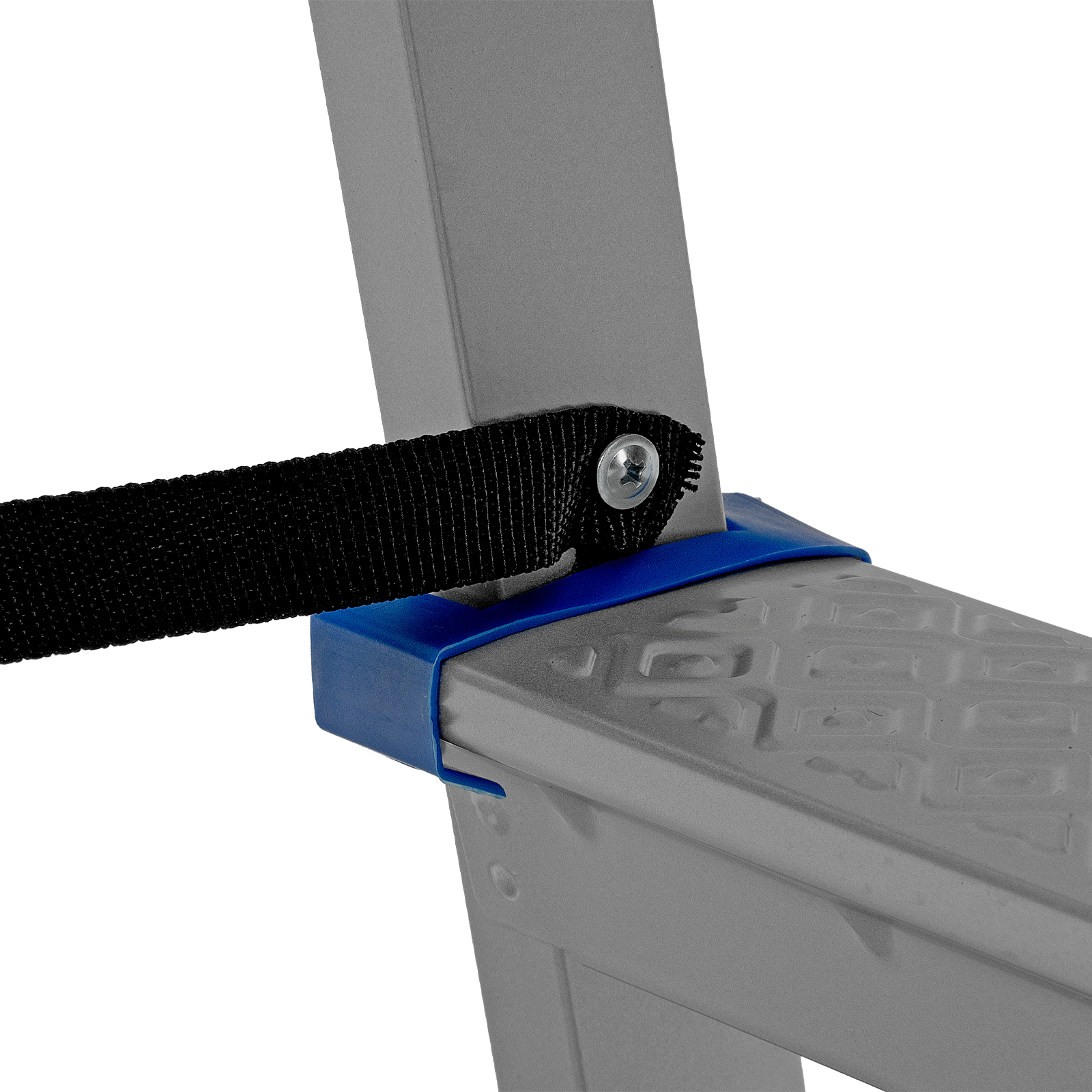 Стремянка двухсторонняя 2 ступени, сталь профиль, стальные ступени, Сибртех