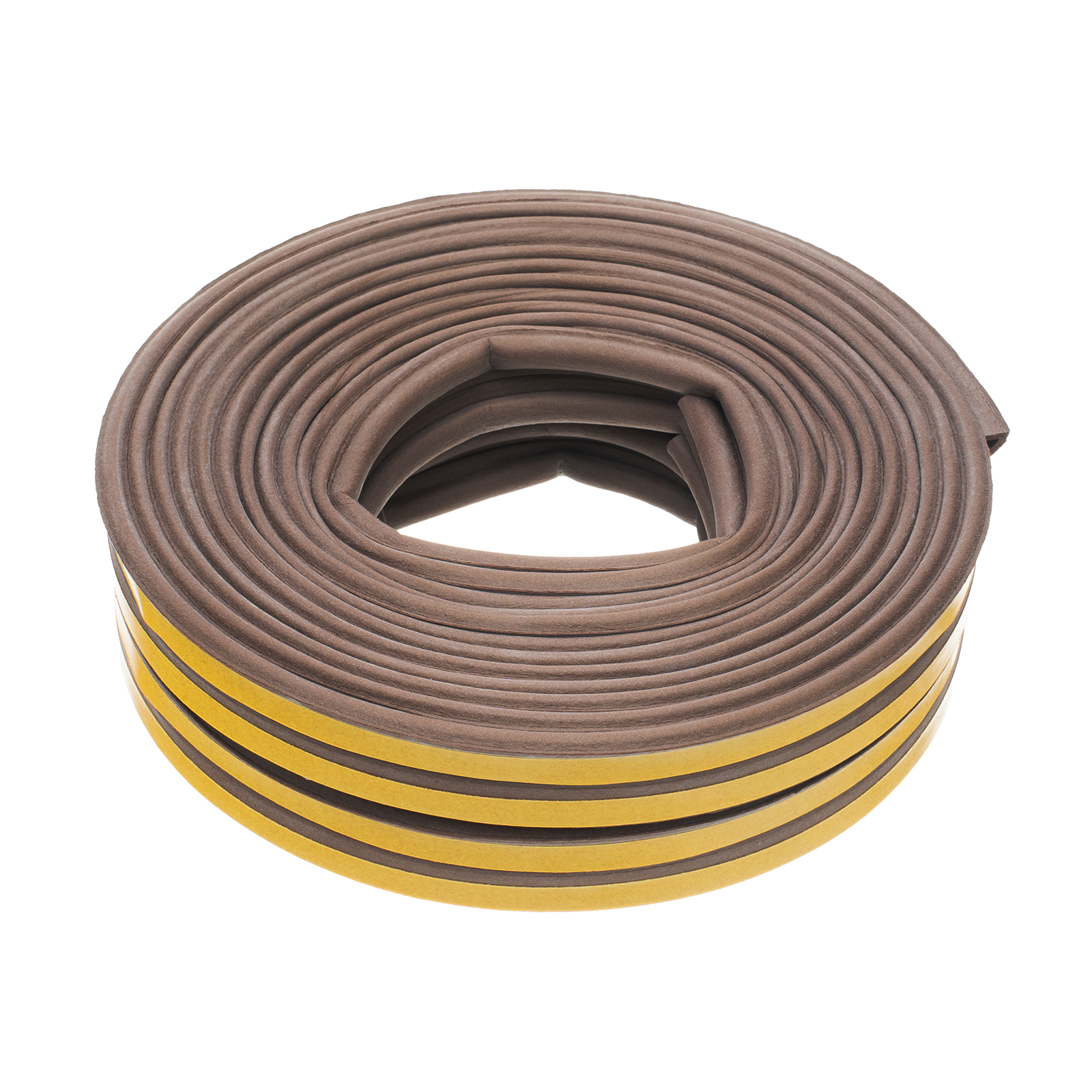 Уплотнитель, 24 м, профиль "P", коричневый Сибртех