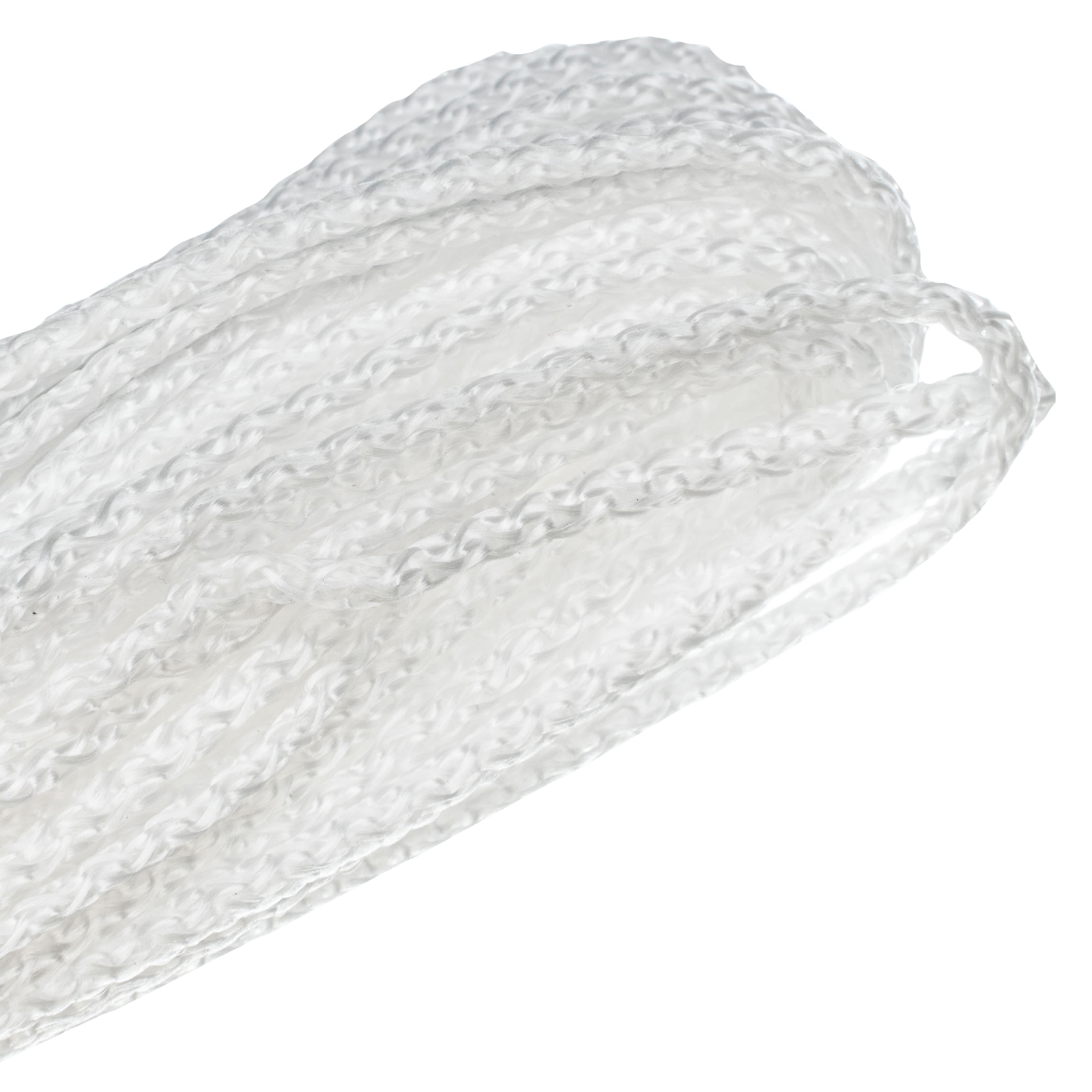 Шнур вязаный полипропиленовый с серд. белый, 3 мм, L 20 м, Сибртех