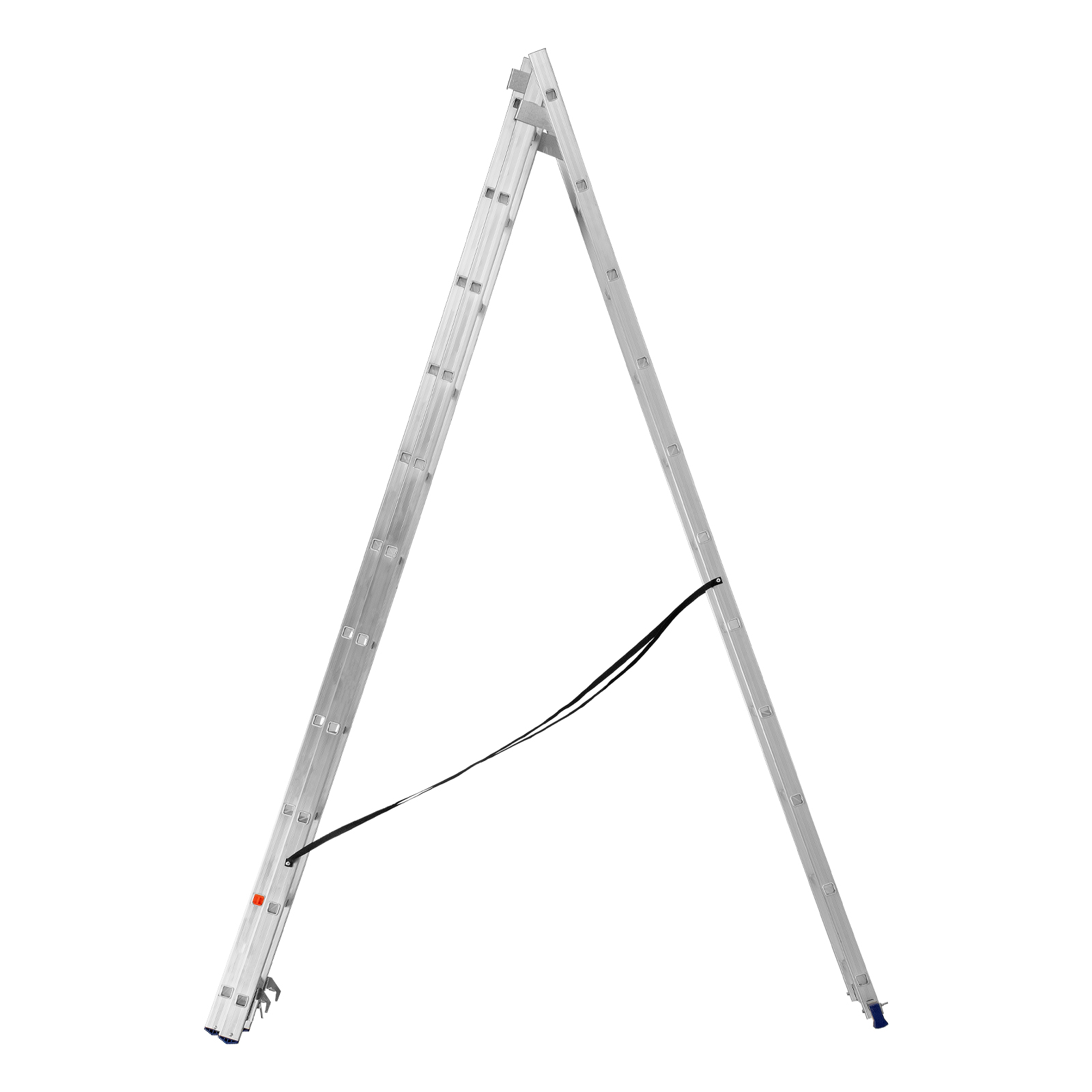 Лестница, 3 х 11 ступеней, алюминиевая, трехсекционная, Сибртех