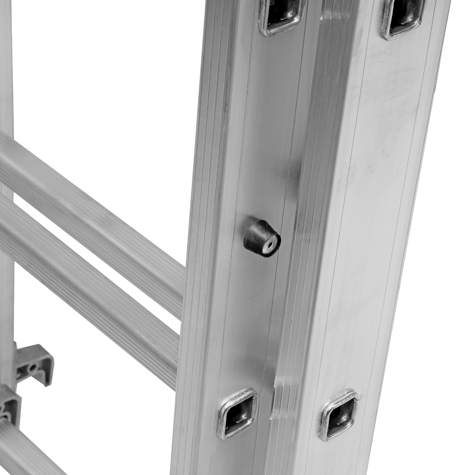 Лестница, 3 х 12 ступеней, алюминиевая, трехсекционная, Сибртех