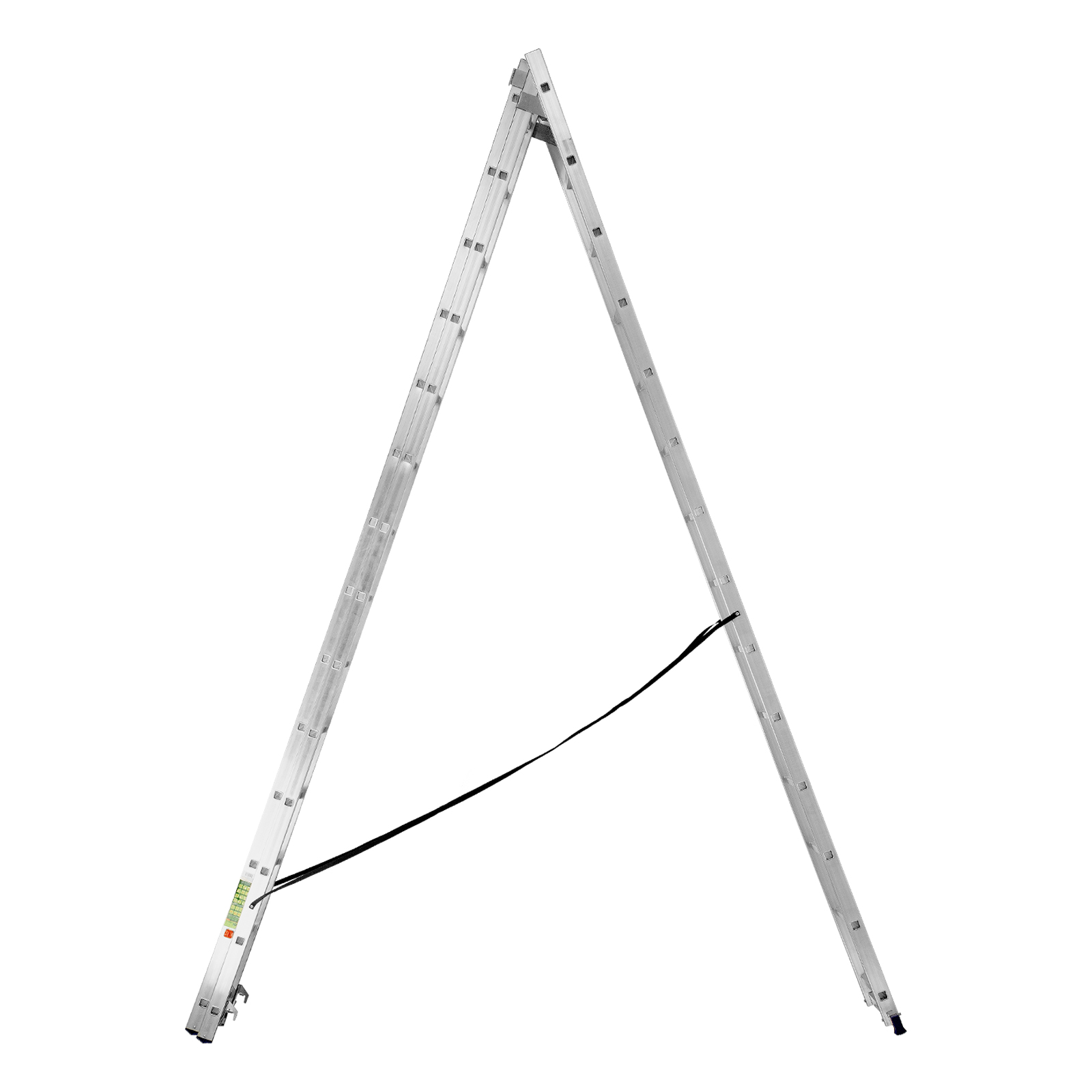 Лестница, 3 х 14 ступеней, алюминиевая, трехсекционная, Сибртех