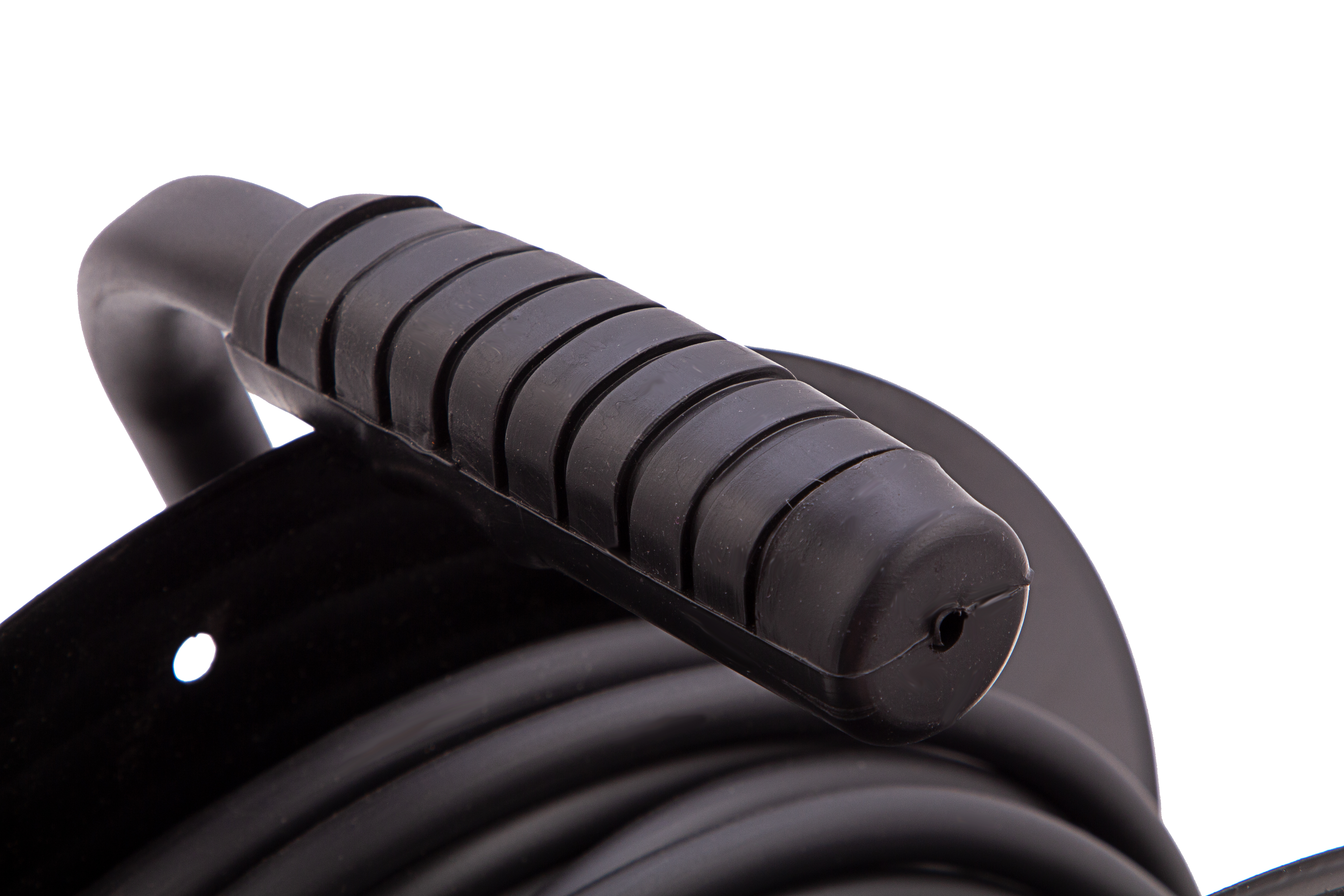 Удлинитель силовой 30 м, 16А, тип УХз16, КГ 3 x 1.5 мм, на стальной катушке, 4 розетки Сибртех