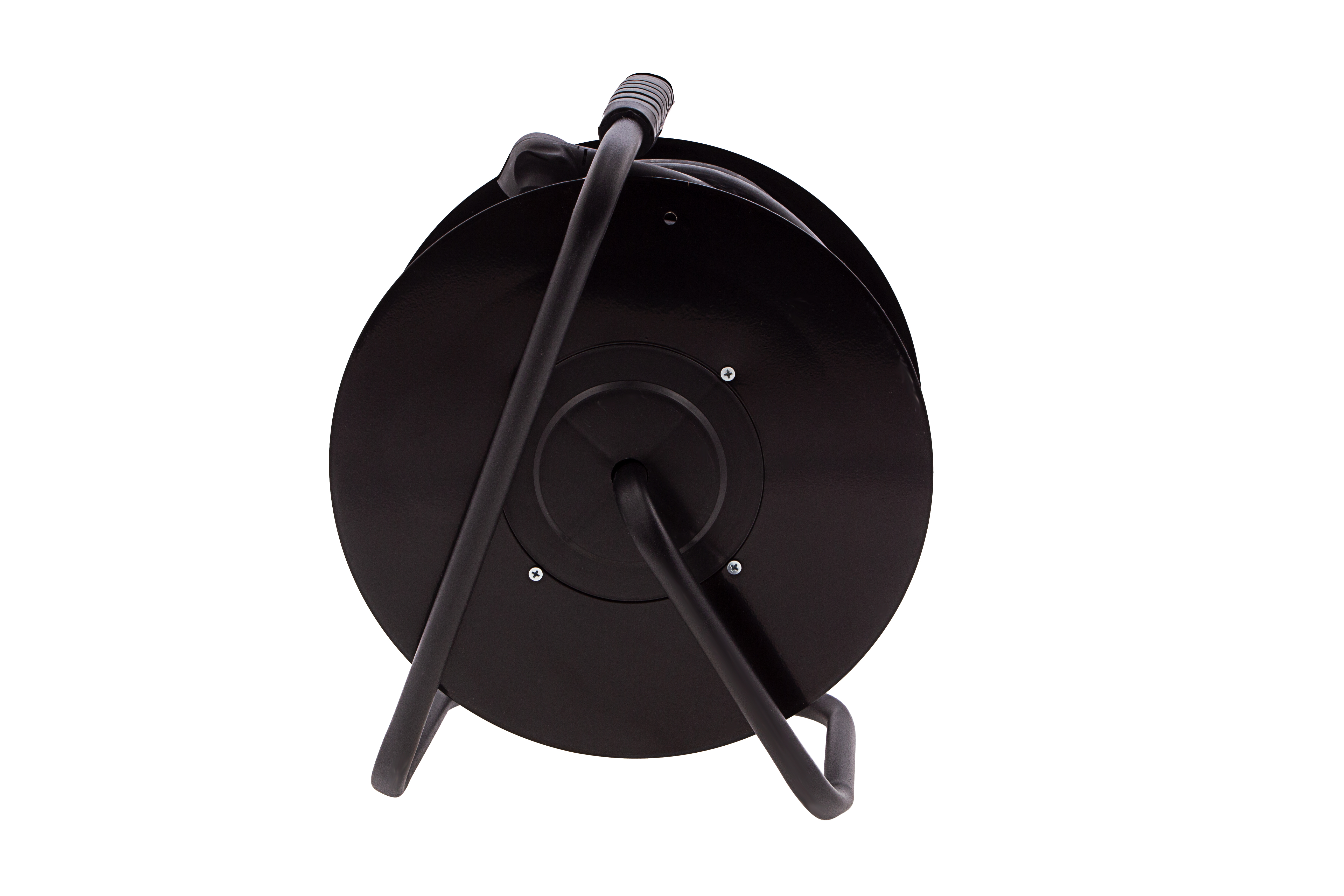 Удлинитель силовой 50 м, 16А, тип УХз16, КГ 3 x 1.5 мм, на стальной катушке, 4 розетки Сибртех