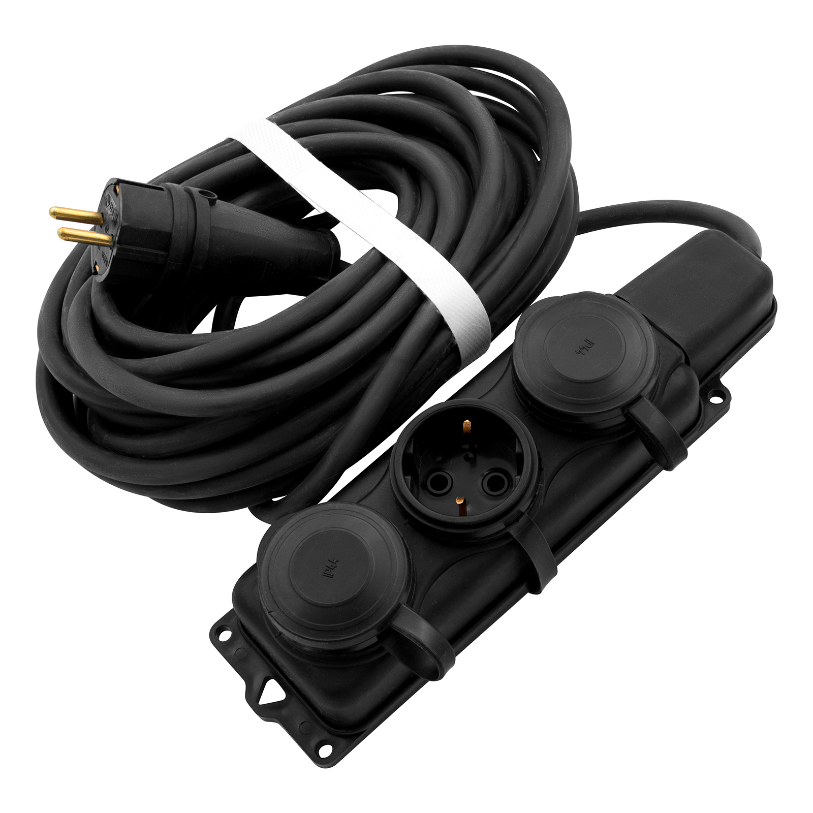 Удлинитель силовой 10 м, 16 А, тип УХз16, 3 x 1.5 мм, Сибртех