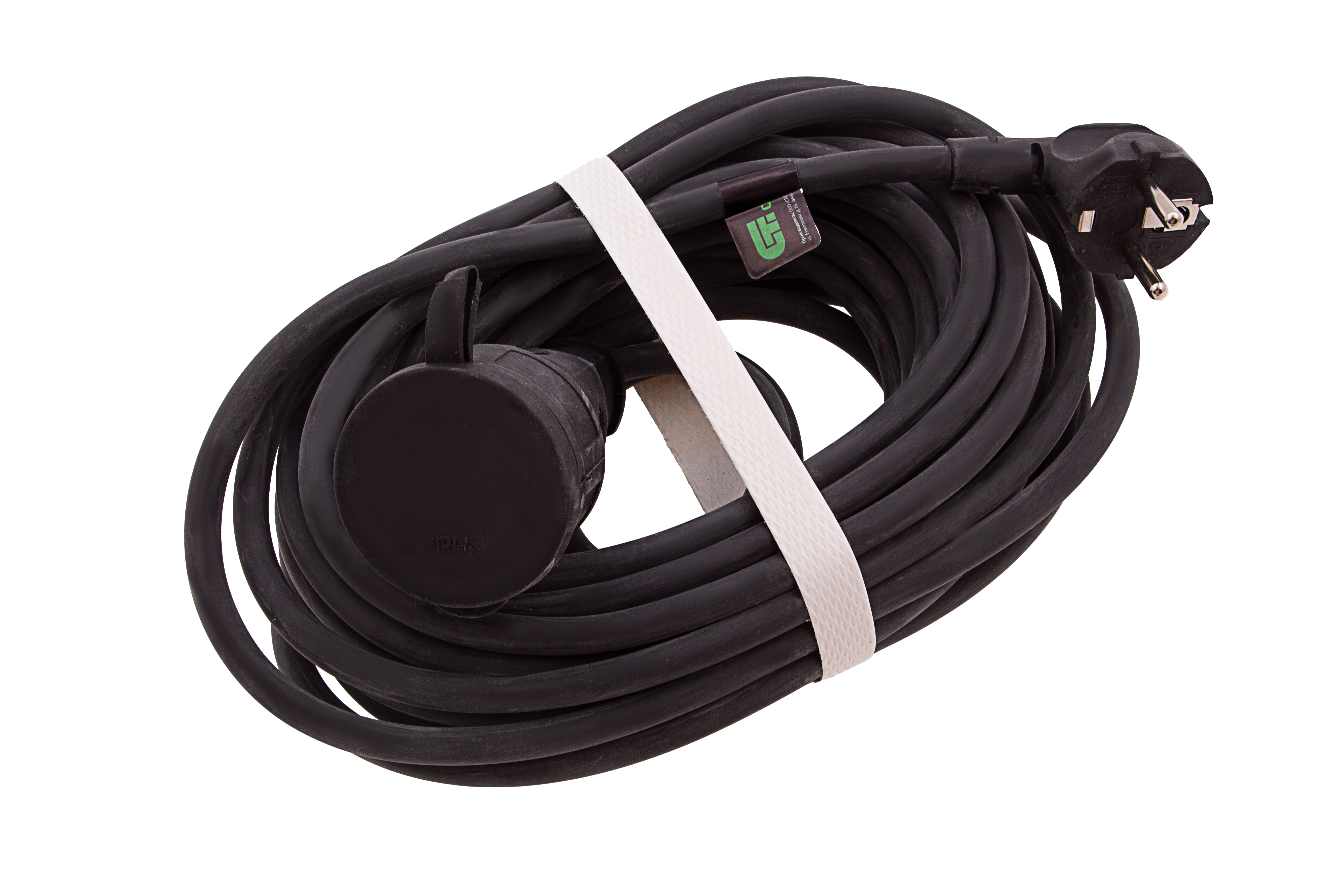 Удлинитель силовой 10 м, 16 А, тип УХз16, КГ 3 x 1.5 мм, 1 розетка, Сибртех