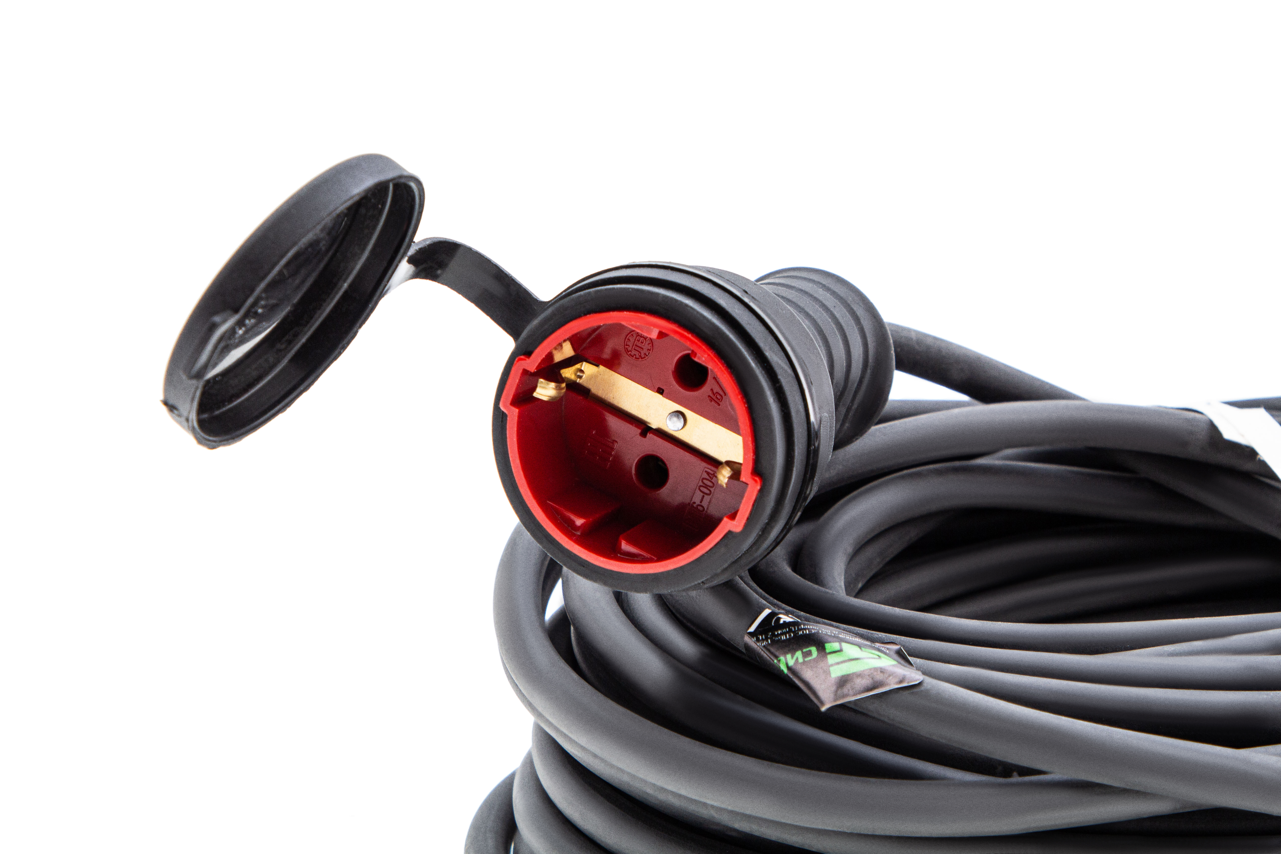 Удлинитель силовой 20 м, 16 А, тип УХз16, КГ 3 x 1.5 мм, 1 розетка, Сибртех