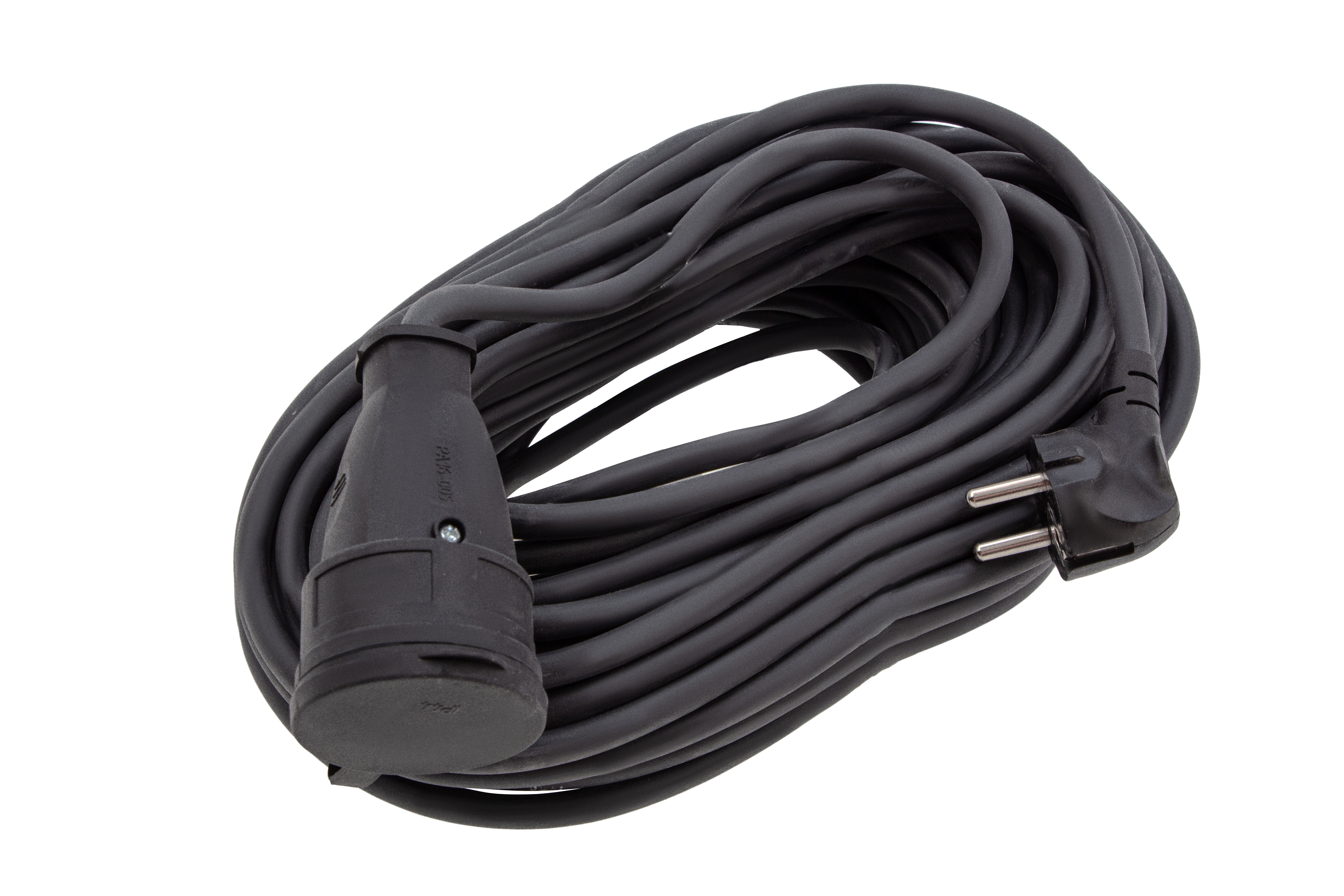 Удлинитель силовой 20 м, 16 А, тип УХз16, КГ 3 x 2.5 мм, 1 розетка, Сибртех