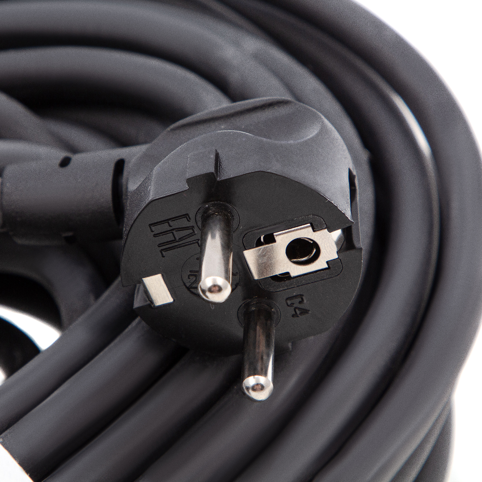 Удлинитель силовой 20 м, 16 А, тип УХз16, КГ 3 x 2.5 мм, 1 розетка, Сибртех