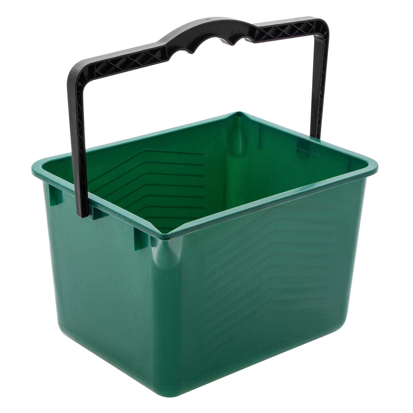 Ведро малярное прямоугольное, 8 л, вторичный полипропилен, Сибртех