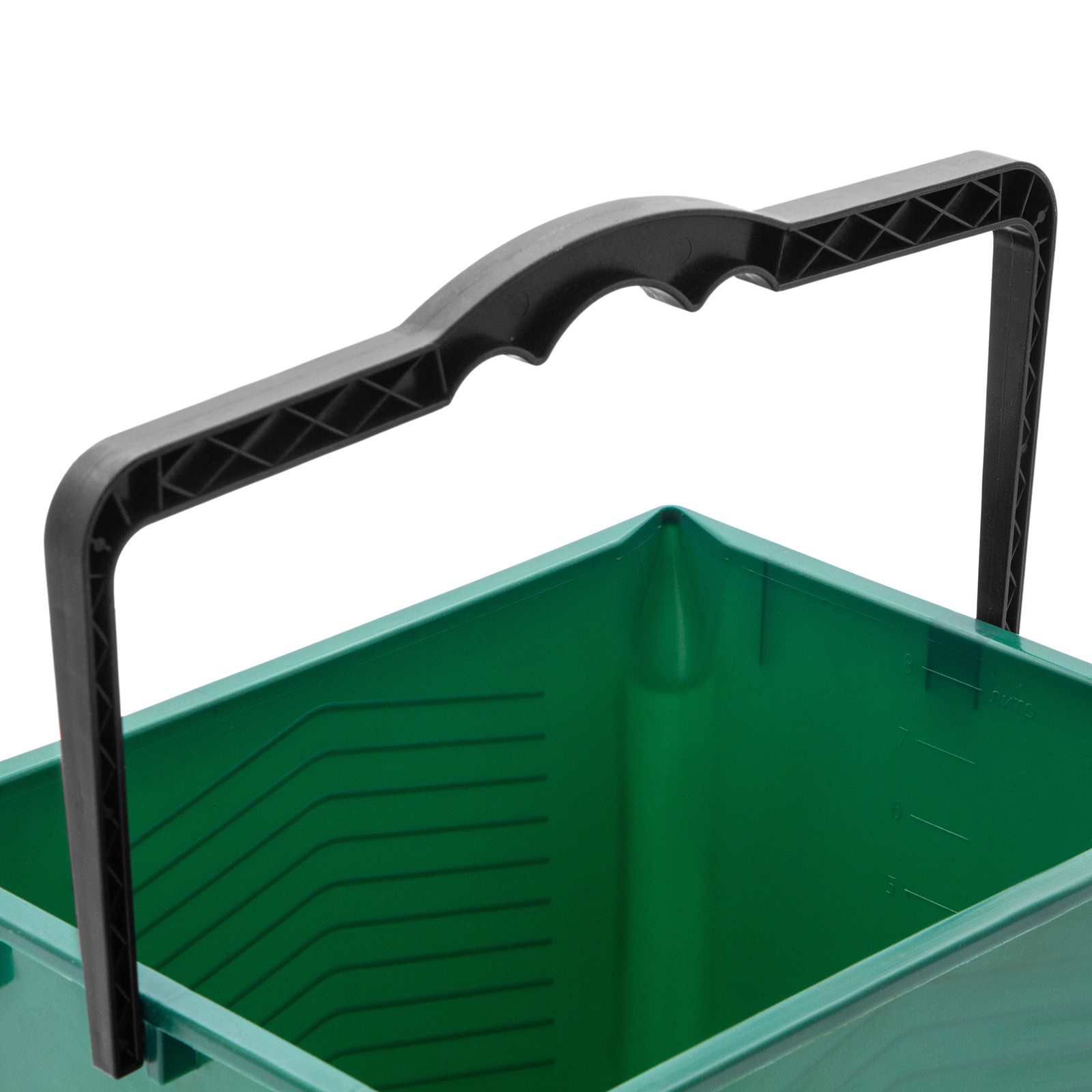 Ведро малярное прямоугольное, 8 л, вторичный полипропилен, Сибртех