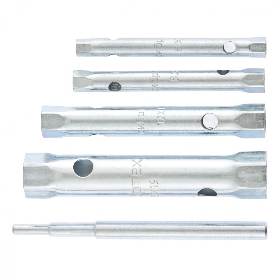 Набор ключей трубчатых торцевых, 5 предметов  Сибртех