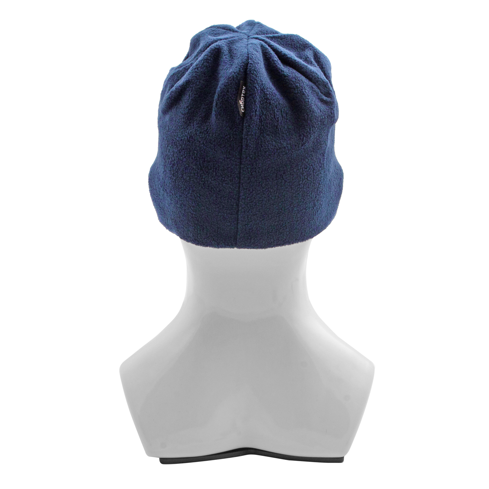 Шапка из флиса для взрослых, размер 56-57, синяя Сибртех
