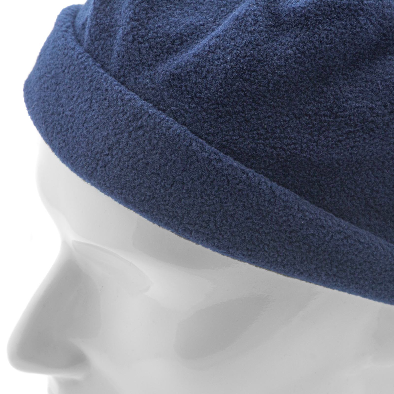Шапка из флиса для взрослых, размер 58-59, синяя Сибртех