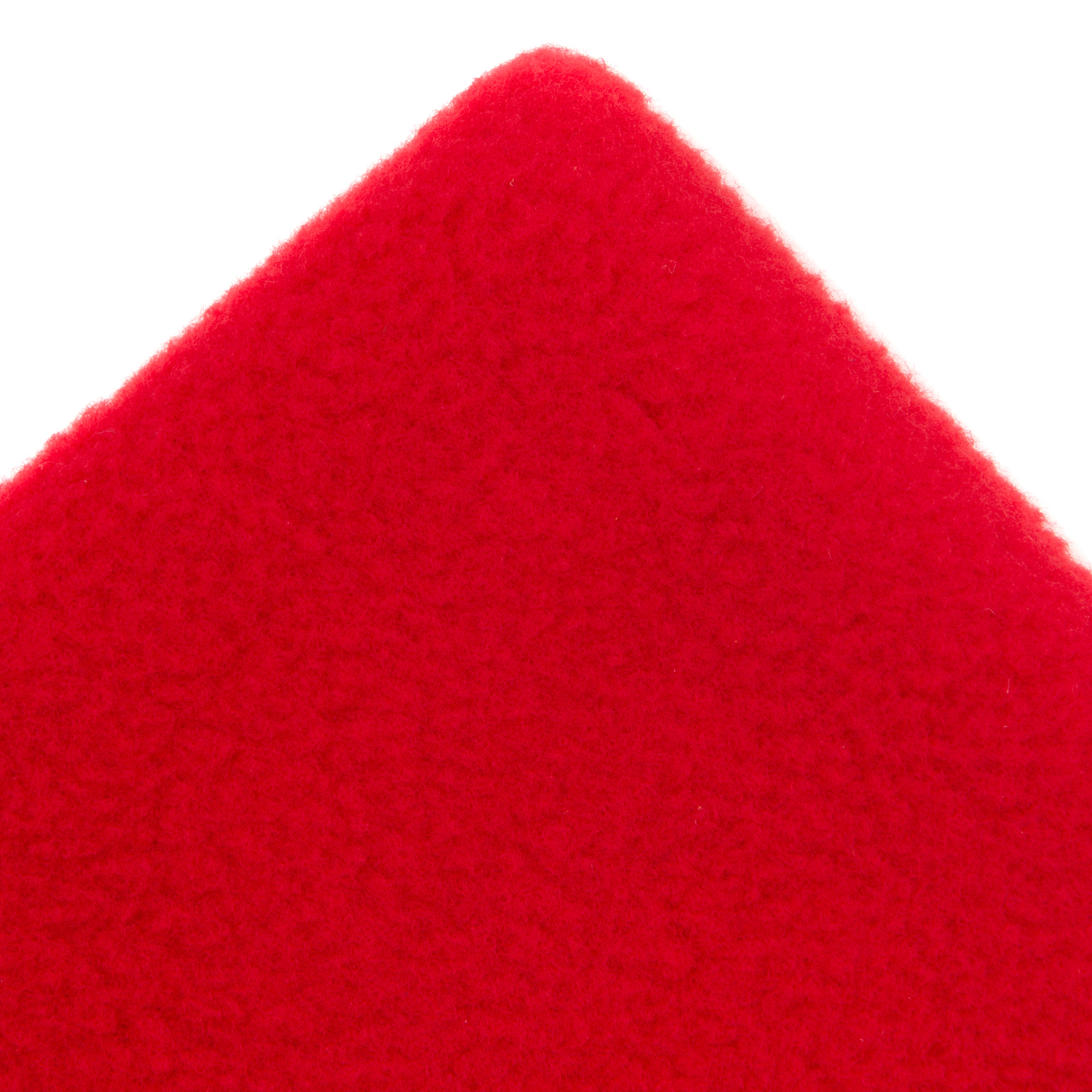 Шапка с отворотом из флиса для взрослых, размер 56-57, красная Сибртех