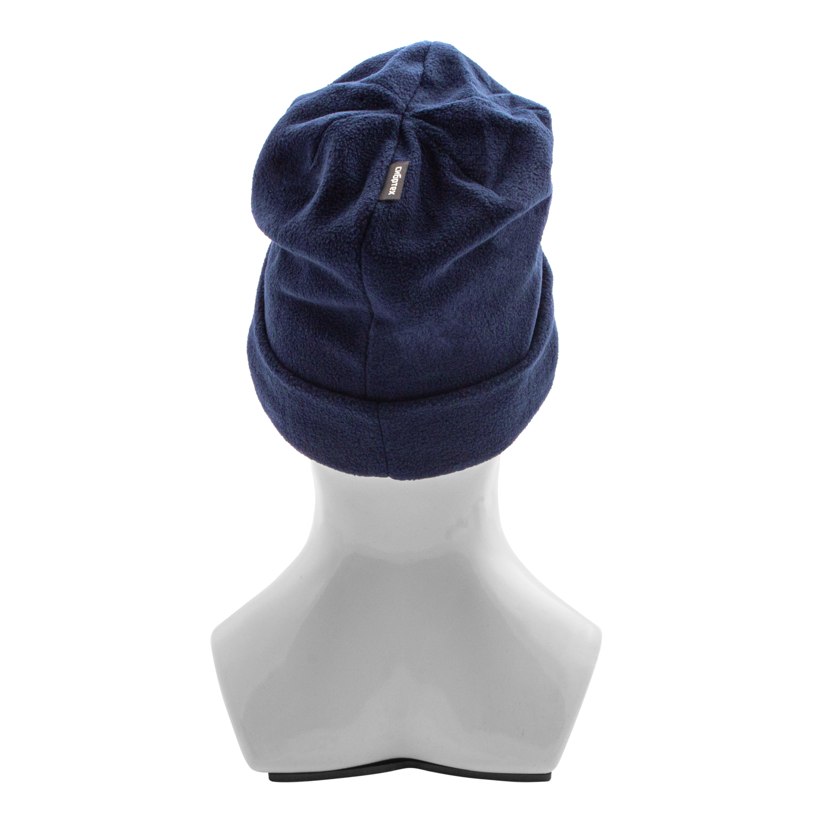 Шапка с отворотом из флиса для взрослых, размер 56-57, синяя Сибртех