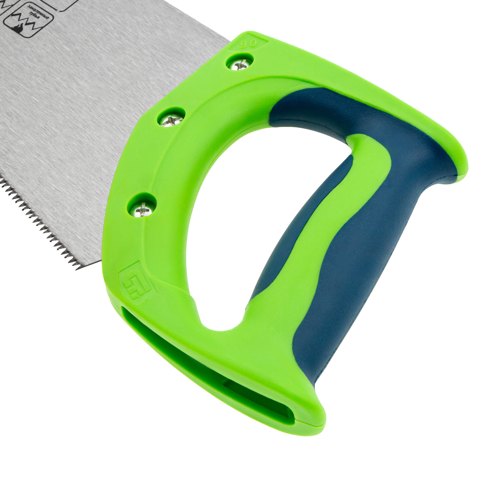 Ножовка по дереву "Зубец", 350 мм, 11 TPI, зуб 2D, каленый зуб, 2-х компонентная рукоятка Сибртех