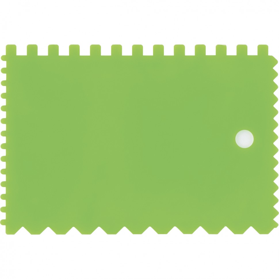 Шпатель для клея, пластмассовый, 90 х 130 мм, зубчатый Сибртех