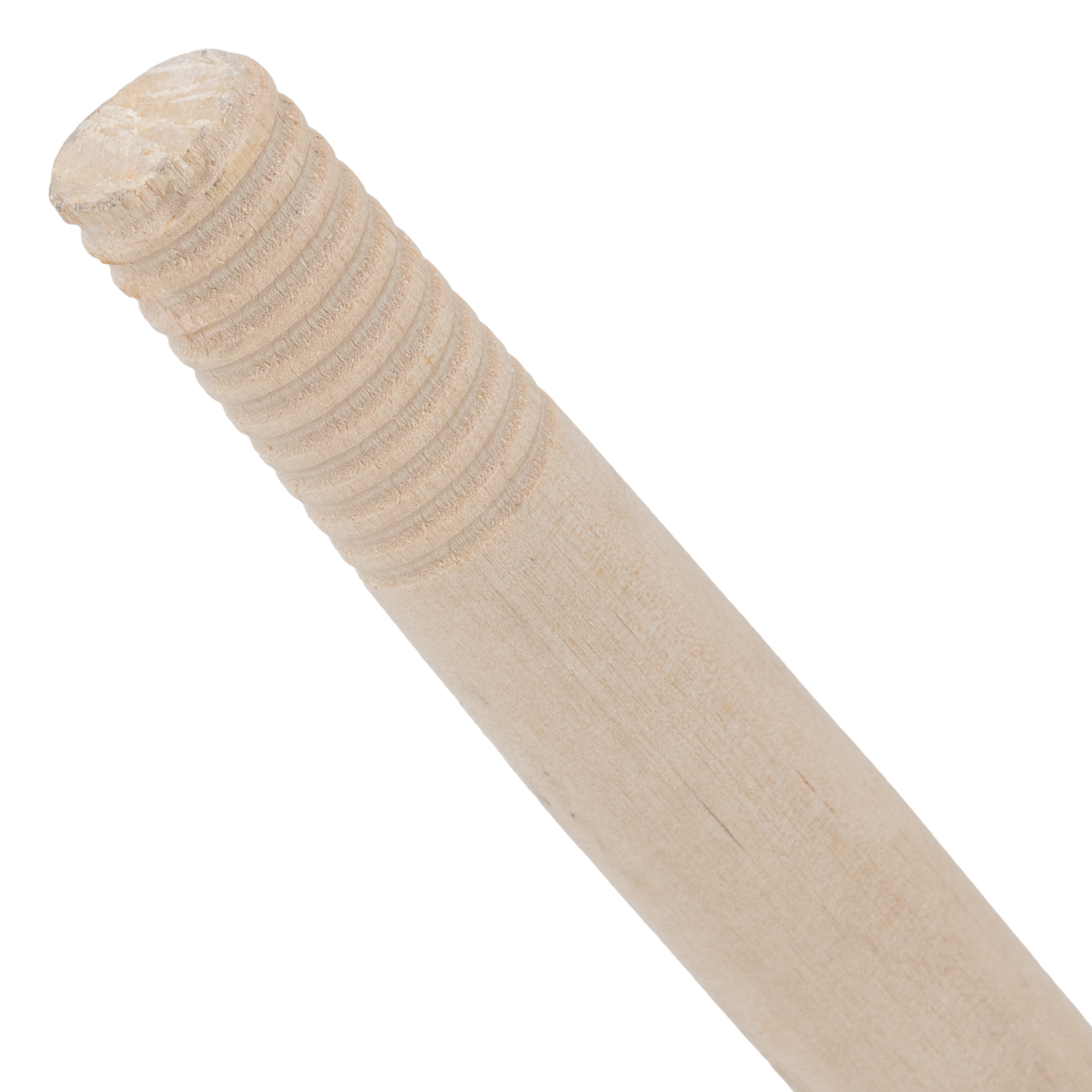 Черенок деревянный, 23 х 1200 мм, высший сорт, с резьбой (подходит для метел, щеток) Сибртех
