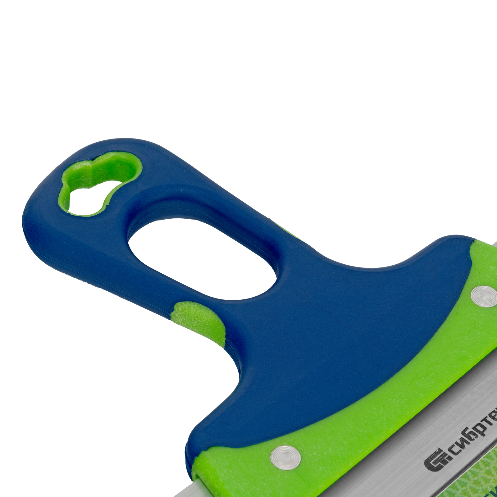 Шпатель фасадный, нержавеющая сталь, 350 мм, двухкомпонентная ручка Сибртех