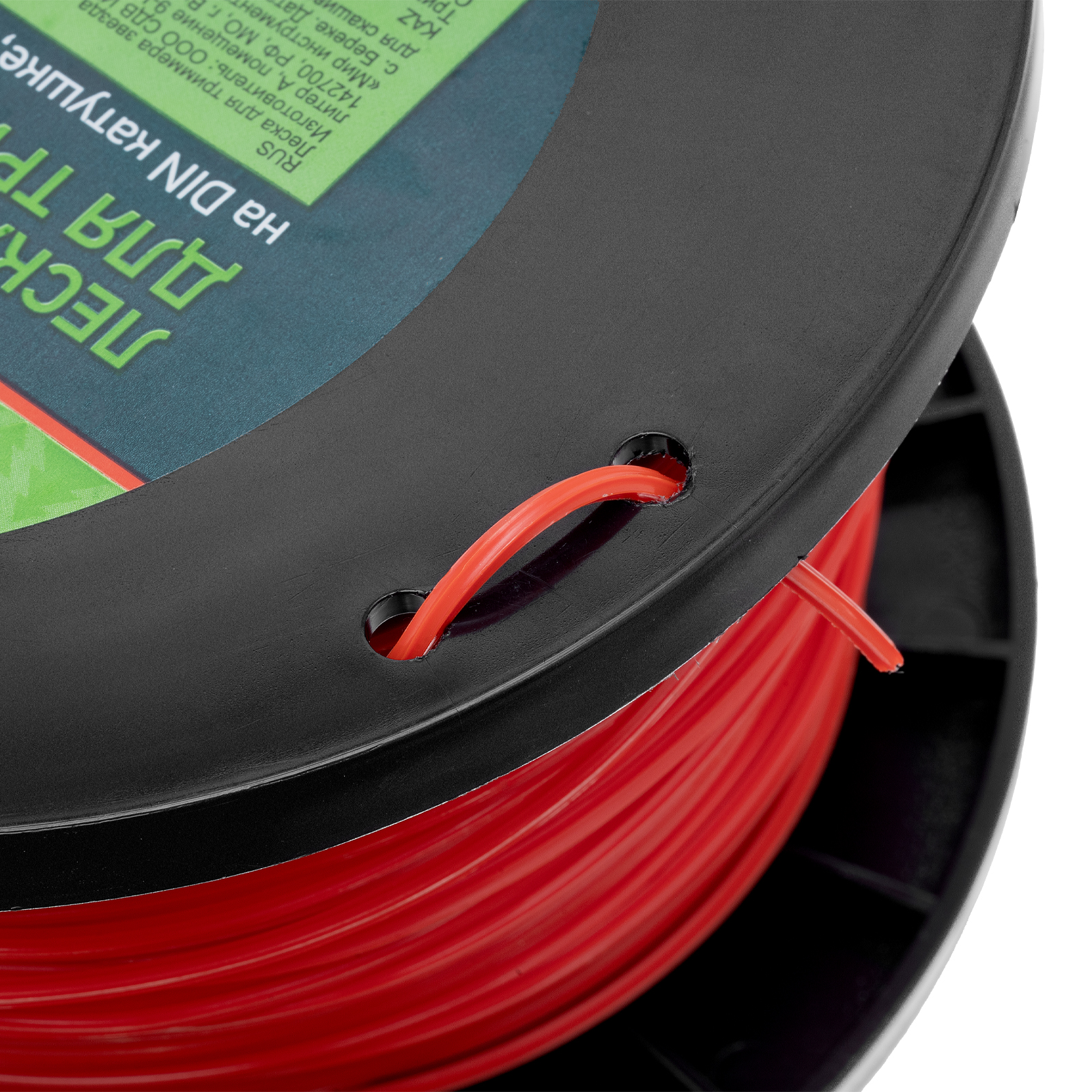 Леска для триммера звезда, на DIN катушке, 2.4 мм х 160 м, Сибртех