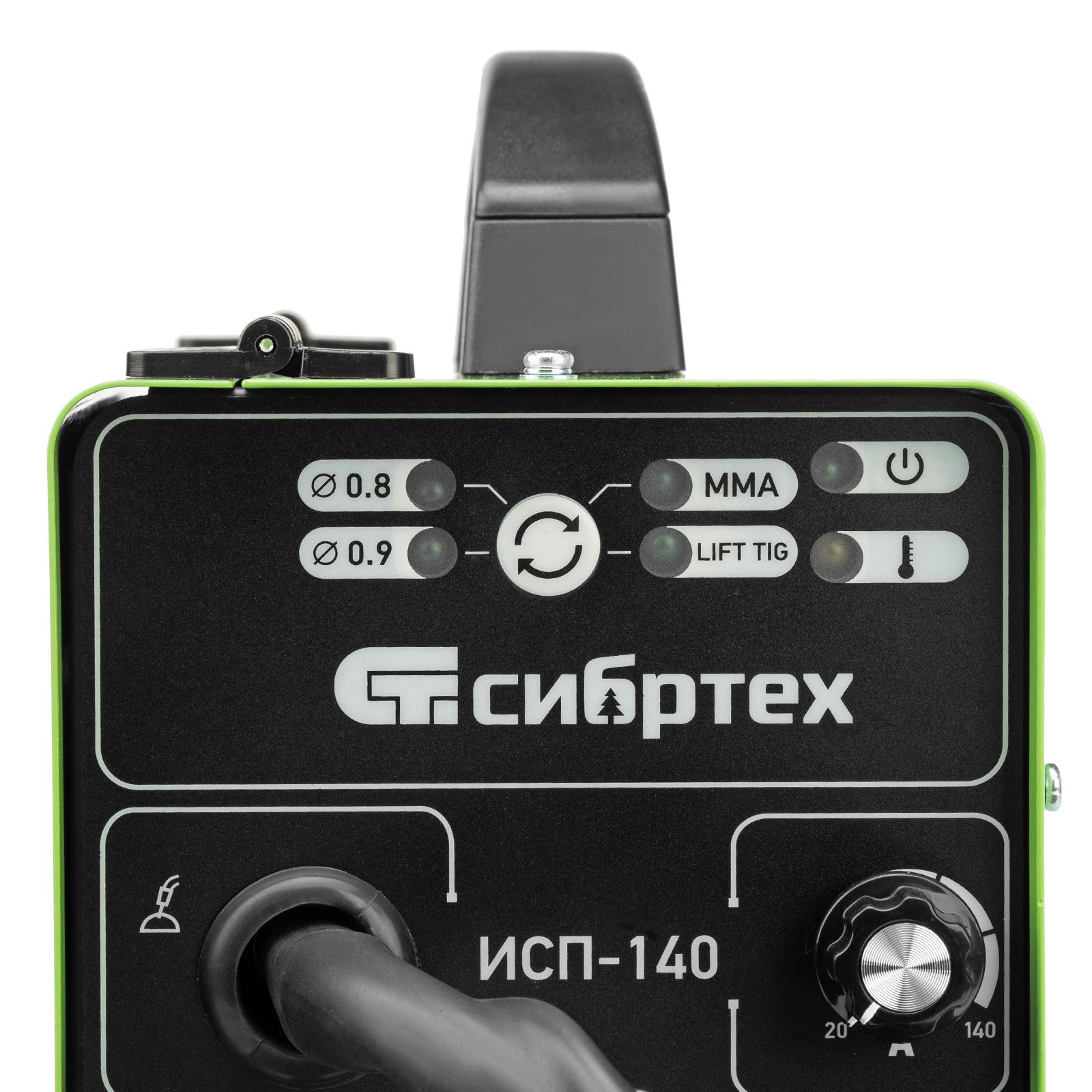 Аппарат инвертор. полуавтомат. сварки ИСП-140, 140 А, ПВ 60% Сибртех