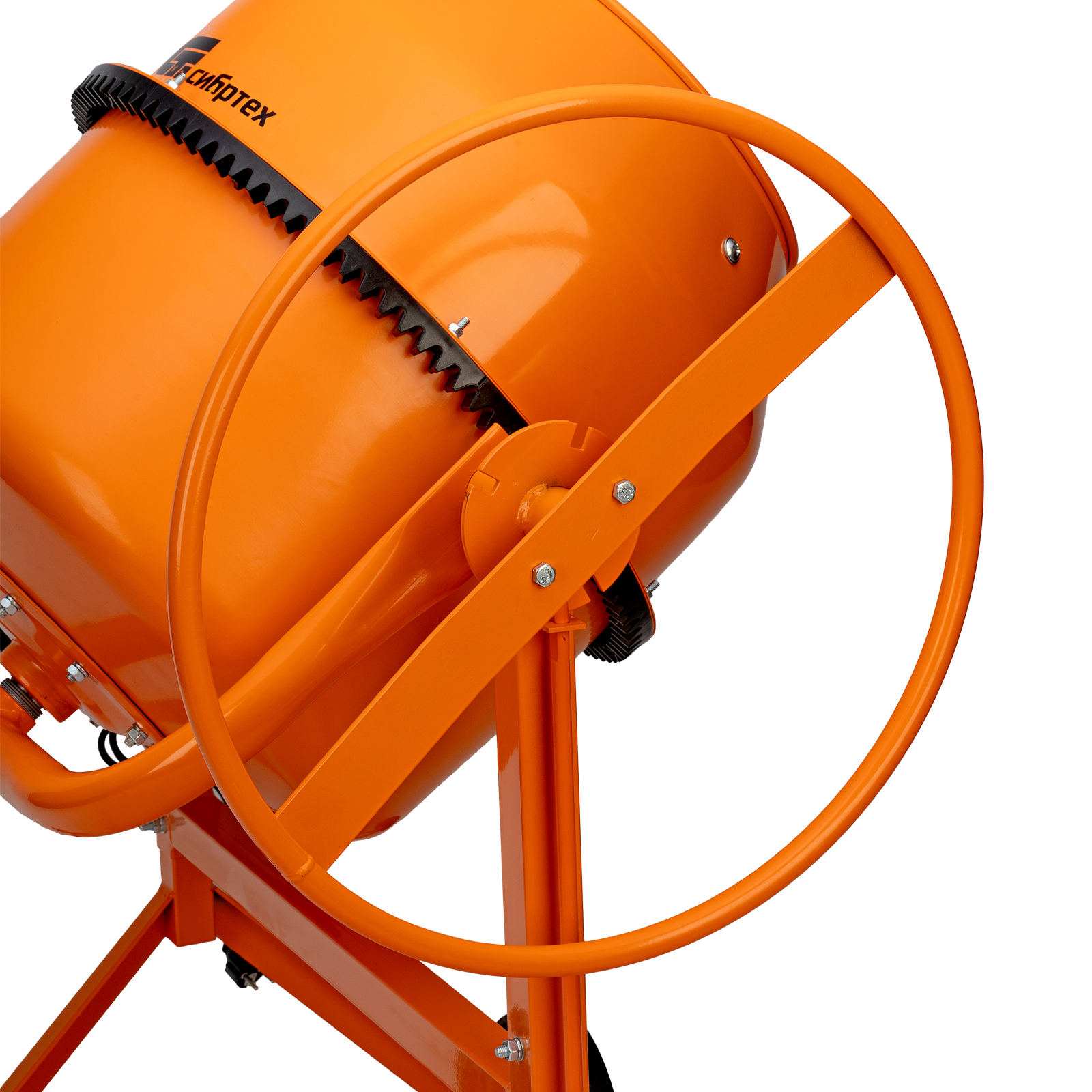 Бетоносмеситель БСЕ-120П, 120 л, 500 Вт, полиамидный венец Сибртех