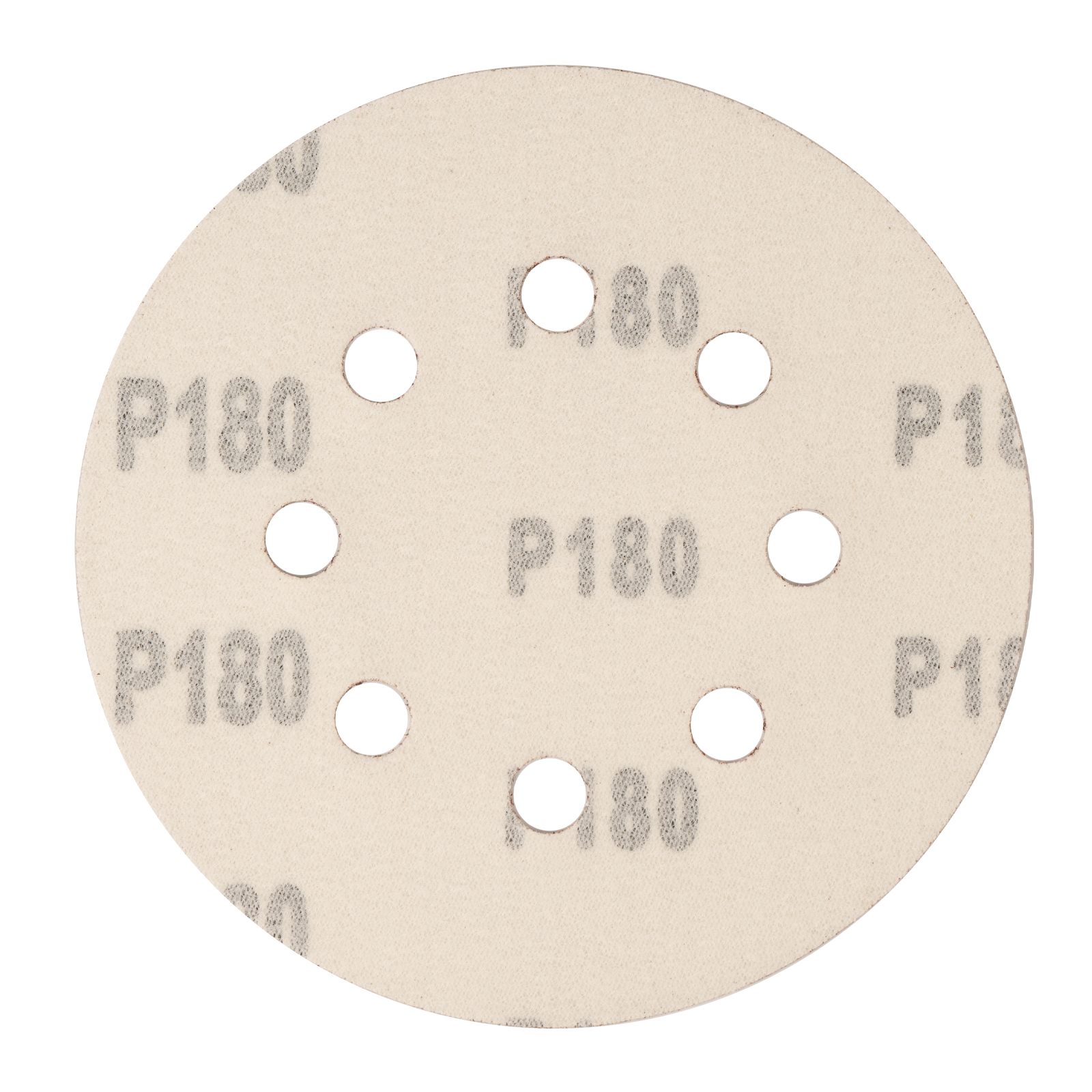 Круг абразивный на ворсовой подложке под "липучку", перфорированный, P 180, 125 мм, 5 шт Сибртех