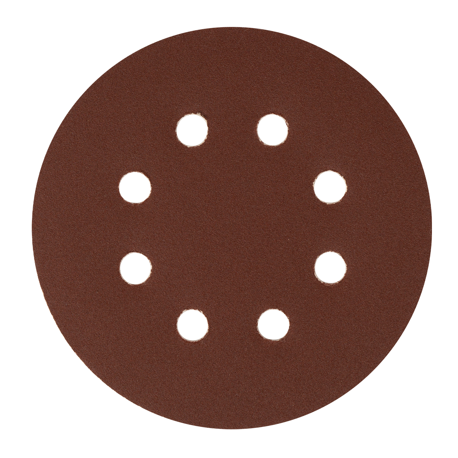 Круг абразивный на ворсовой подложке под "липучку", перфорированный, P 180, 125 мм, 5 шт Сибртех
