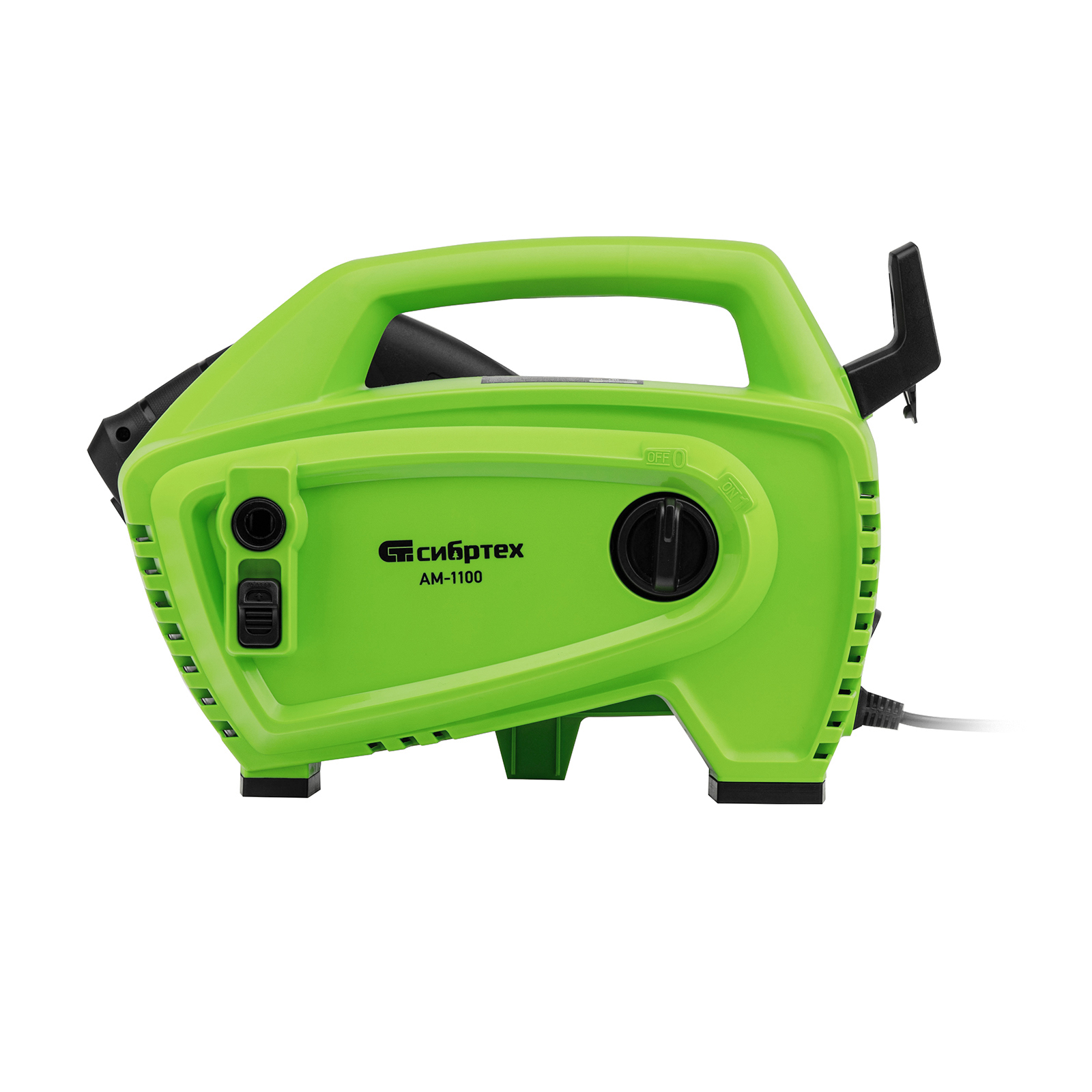 Моечная машина высокого давления АМ-1100, 1100 Вт, 90 бар, 280 л/ч, переносная Сибртех