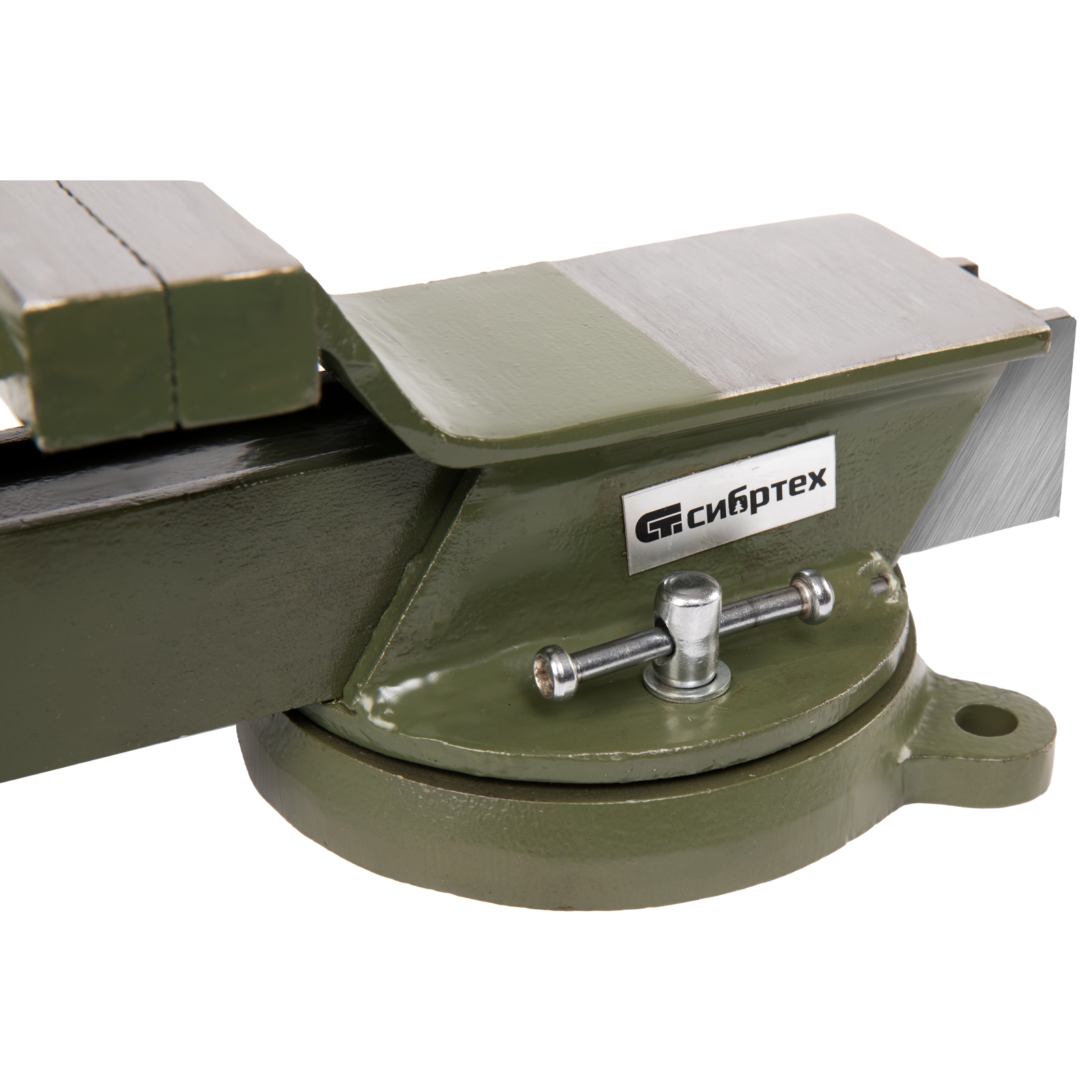 Тиски слесарные, 100 мм, стальные, поворотные Сибртех