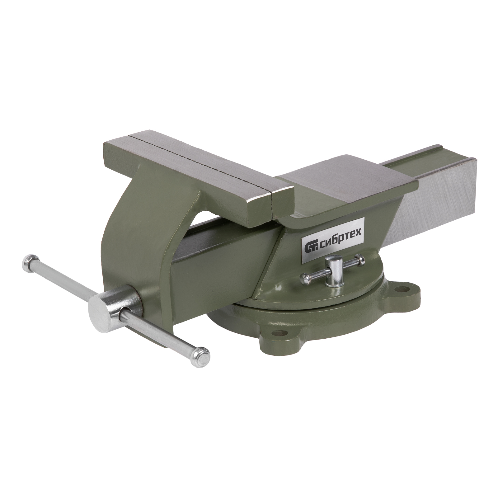 Тиски слесарные, 150 мм, стальные, поворотные Сибртех