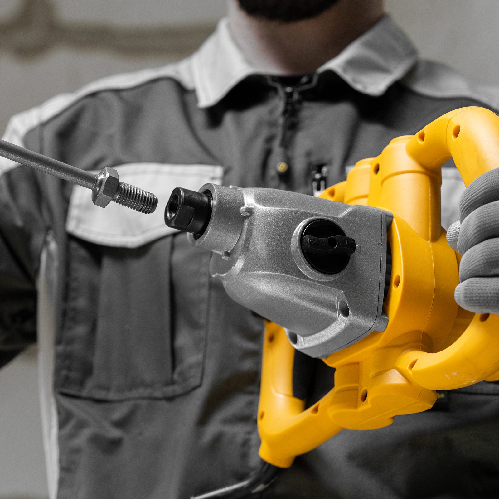 Миксер для строительных смесей, 120х600мм, хвостовик М14 Сибртех