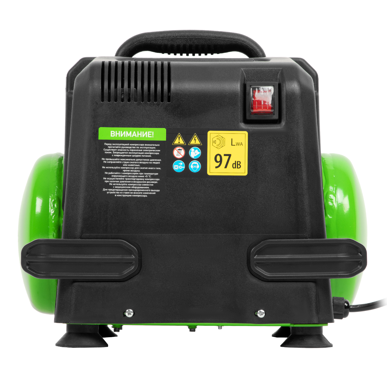 Компрессор воздушный безмаслянный BL 1100/6 1100Вт, ресивер 6 литров, 180 л/мин Сибртех