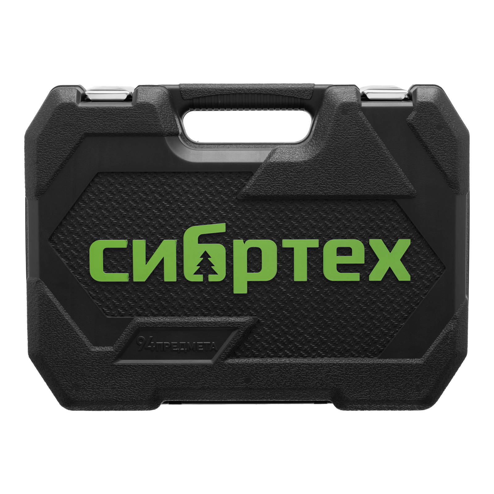 Набор инструментов, 1/2", 1/4", пластиковый кейс, 94 предмета// Сибртех