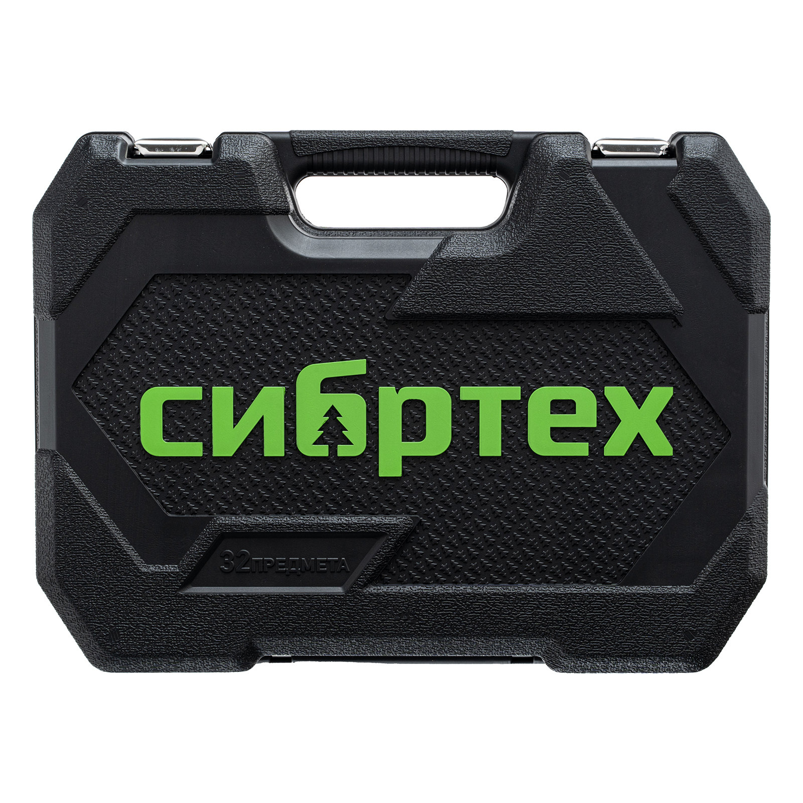 Набор инструментов, 1/2", пластиковый кейс, 32 предмета// Сибртех