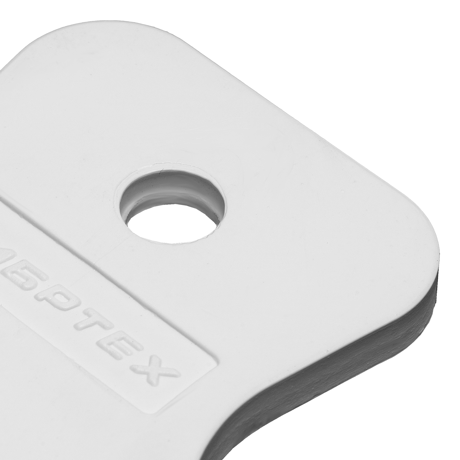 Шпатель, белая резина, 60 мм Сибртех