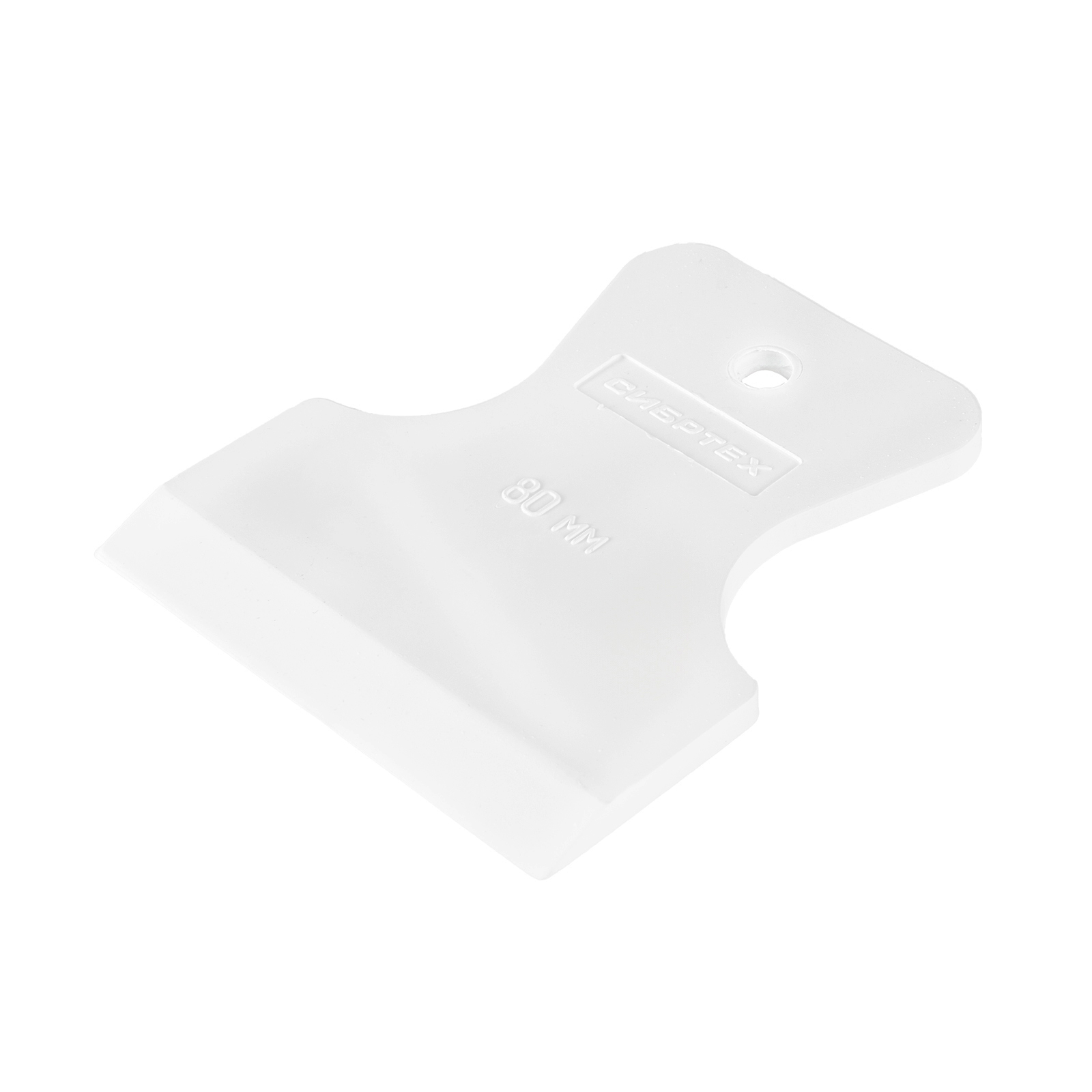 Шпатель, белая резина, 80 мм Сибртех