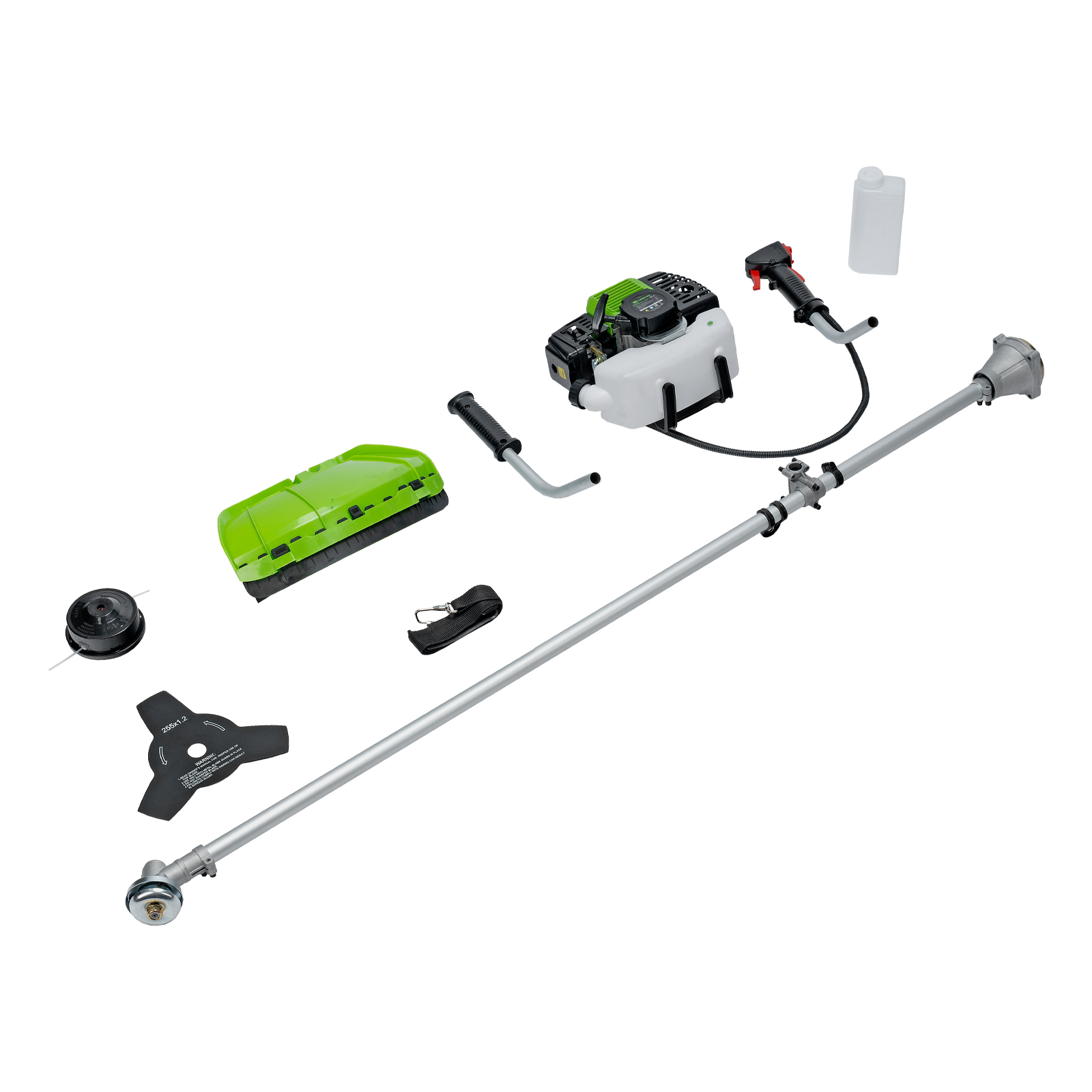 Триммер бензиновый ТС-3000Н, 52 см3, неразъемная штанга, состоит из 2 частей Сибртех