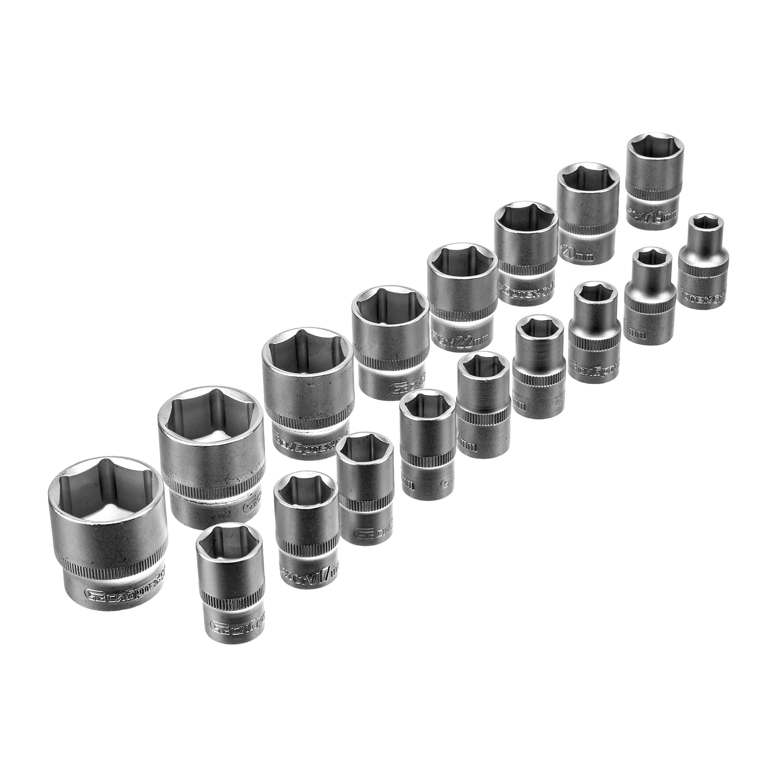 Набор инструментов, 1/2", 3/8", 1/4", пластиковый кейс 172 предм. Сибртех