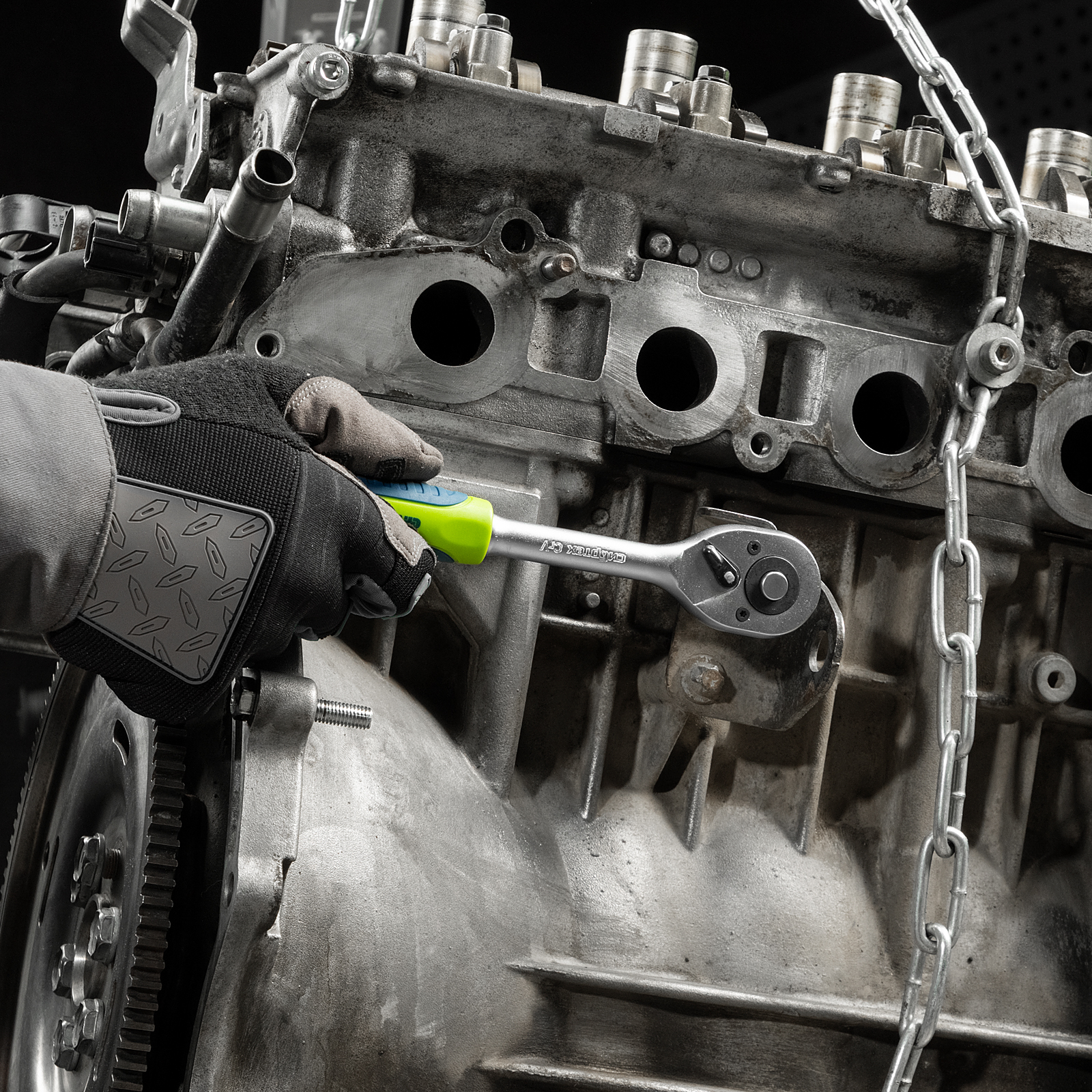 Набор инструментов, 1/2", 3/8", 1/4", пластиковый кейс 172 предм. Сибртех