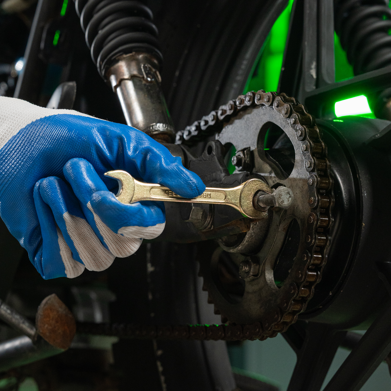 Набор ключей рожковых 6-17 мм, 6 шт, желтый цинк Сибртех