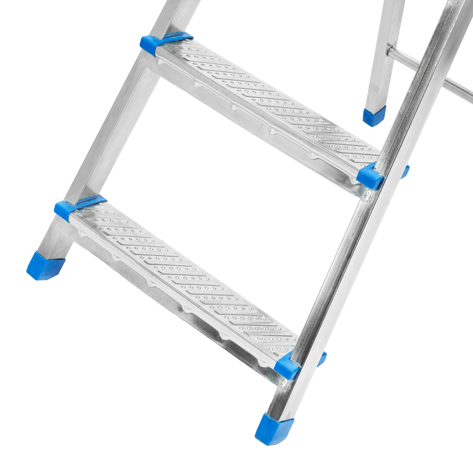 Стремянка, 4 ступени, стальная, оцинкованная Сибртех