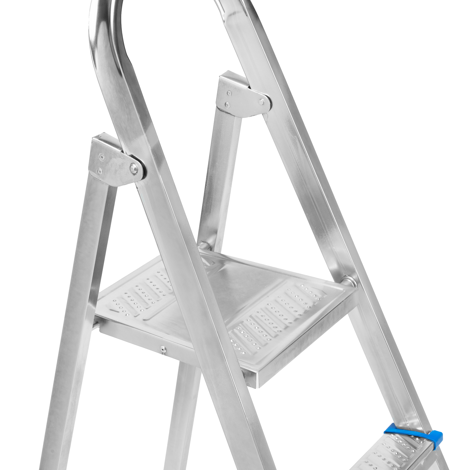 Стремянка, 4 ступени, стальная, оцинкованная Сибртех