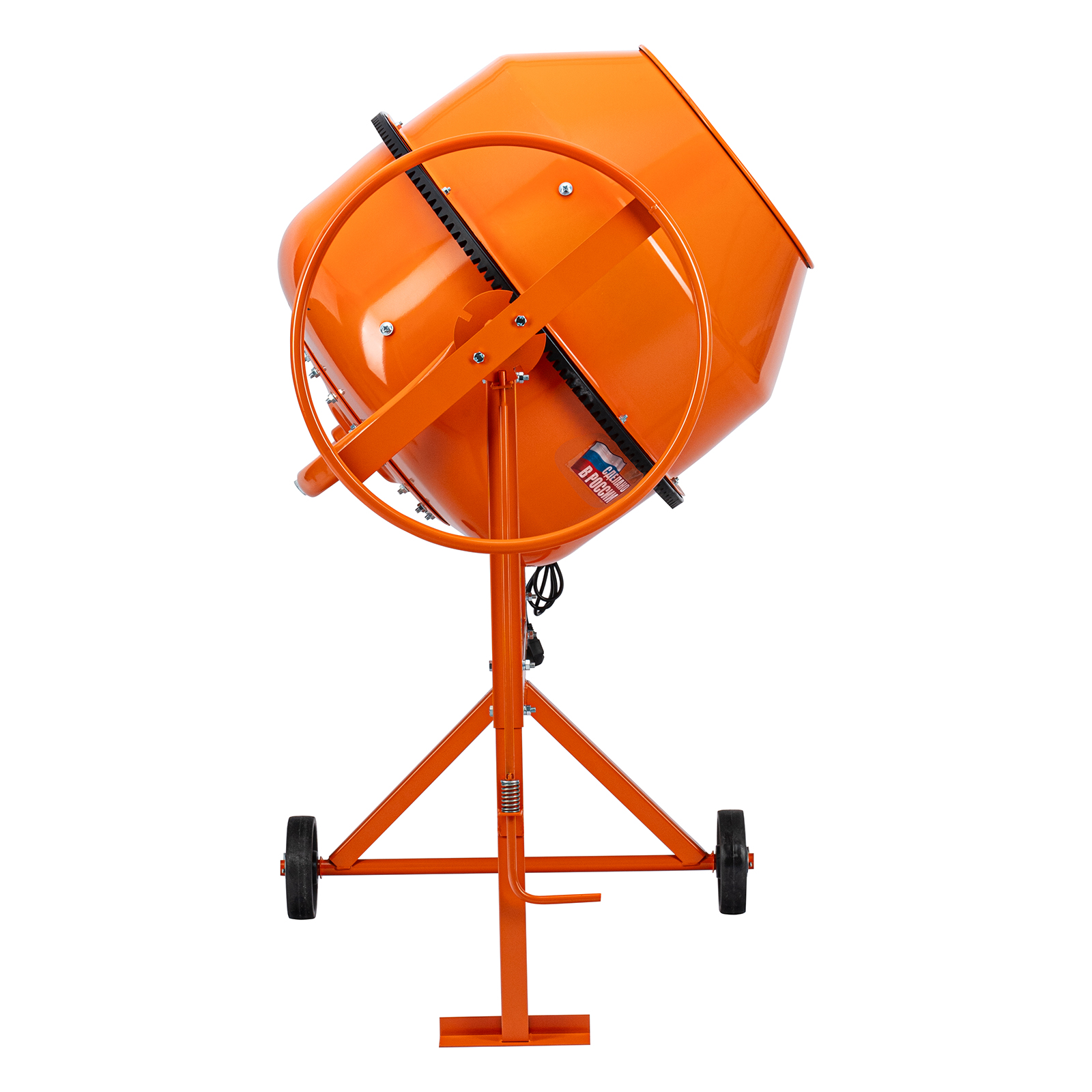 Бетоносмеситель БСН-200П, мощность 800 Вт, полиамидный венец Сибртех