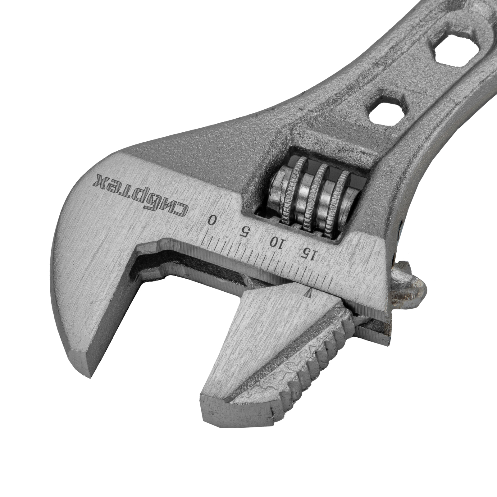 Ключ разводной, 150мм, переставная губка, 2-х комп. рукоятка Сибртех