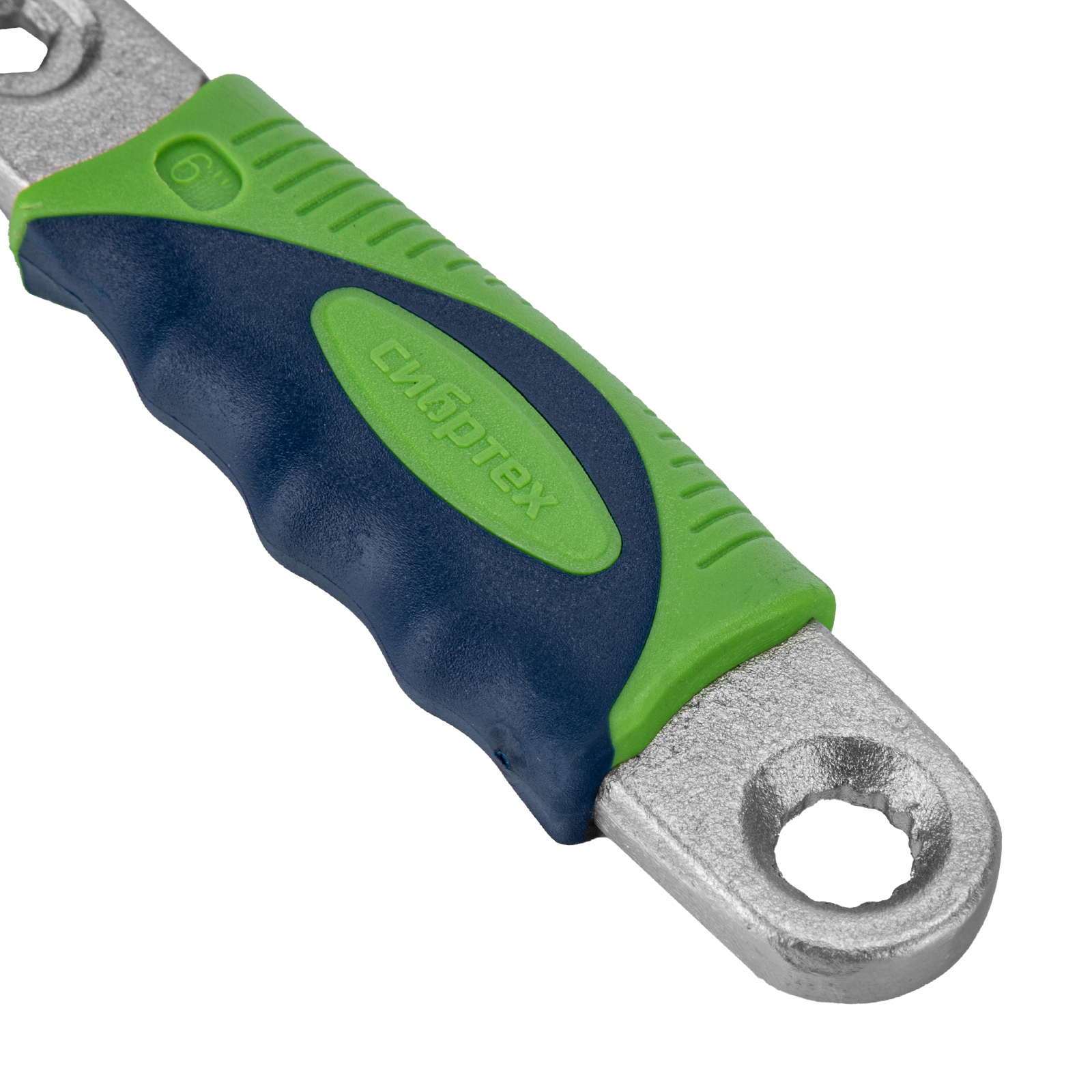 Ключ разводной, 150мм, переставная губка, 2-х комп. рукоятка Сибртех