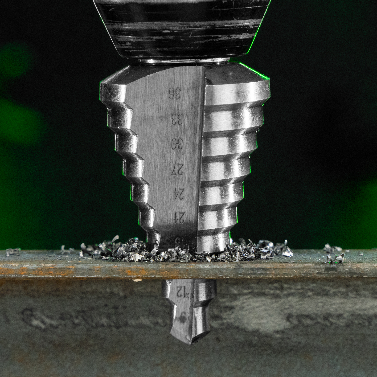 Сверло ступенчатое по металлу, 9-12-15-18-21-24-27-30-33-36 мм, 4241 Сибртех