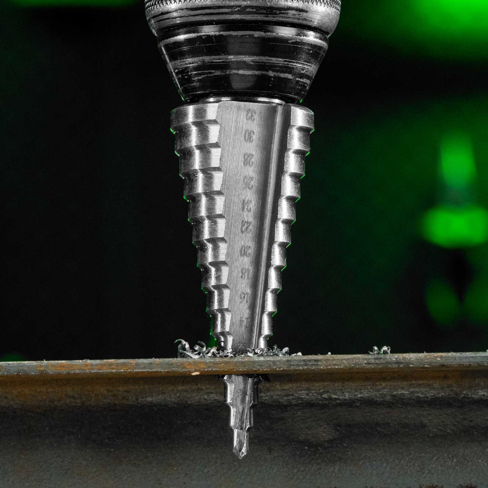 Сверло ступенчатое по металлу, 4-6-8-10-12-14-16-18-20-22-24-26-28-30-32 мм, 4241 Сибртех