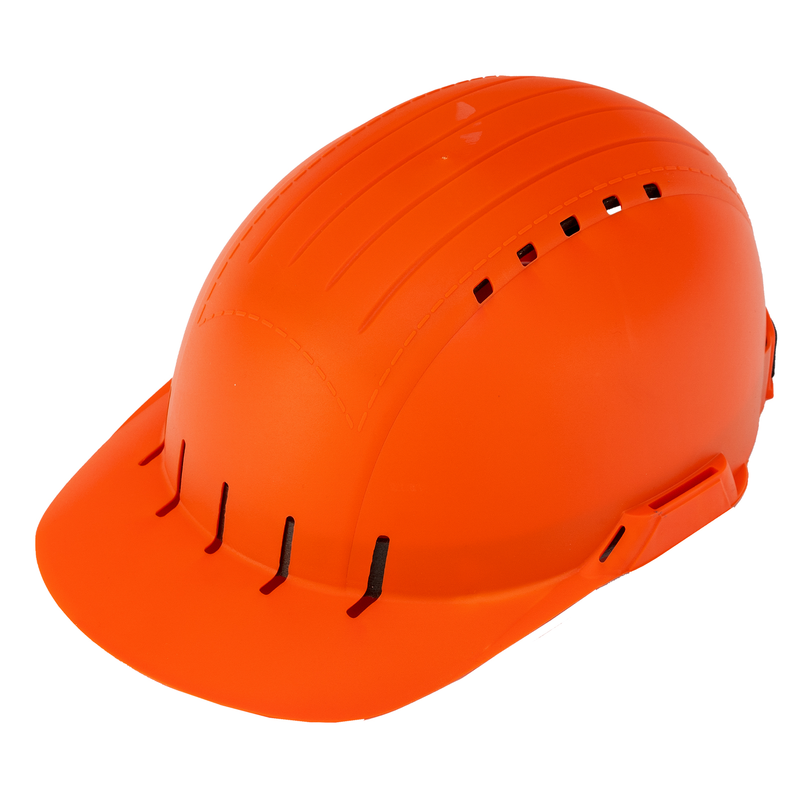 Каскетка защитная "Стиль", пластиковая, оранжевая Сибртех